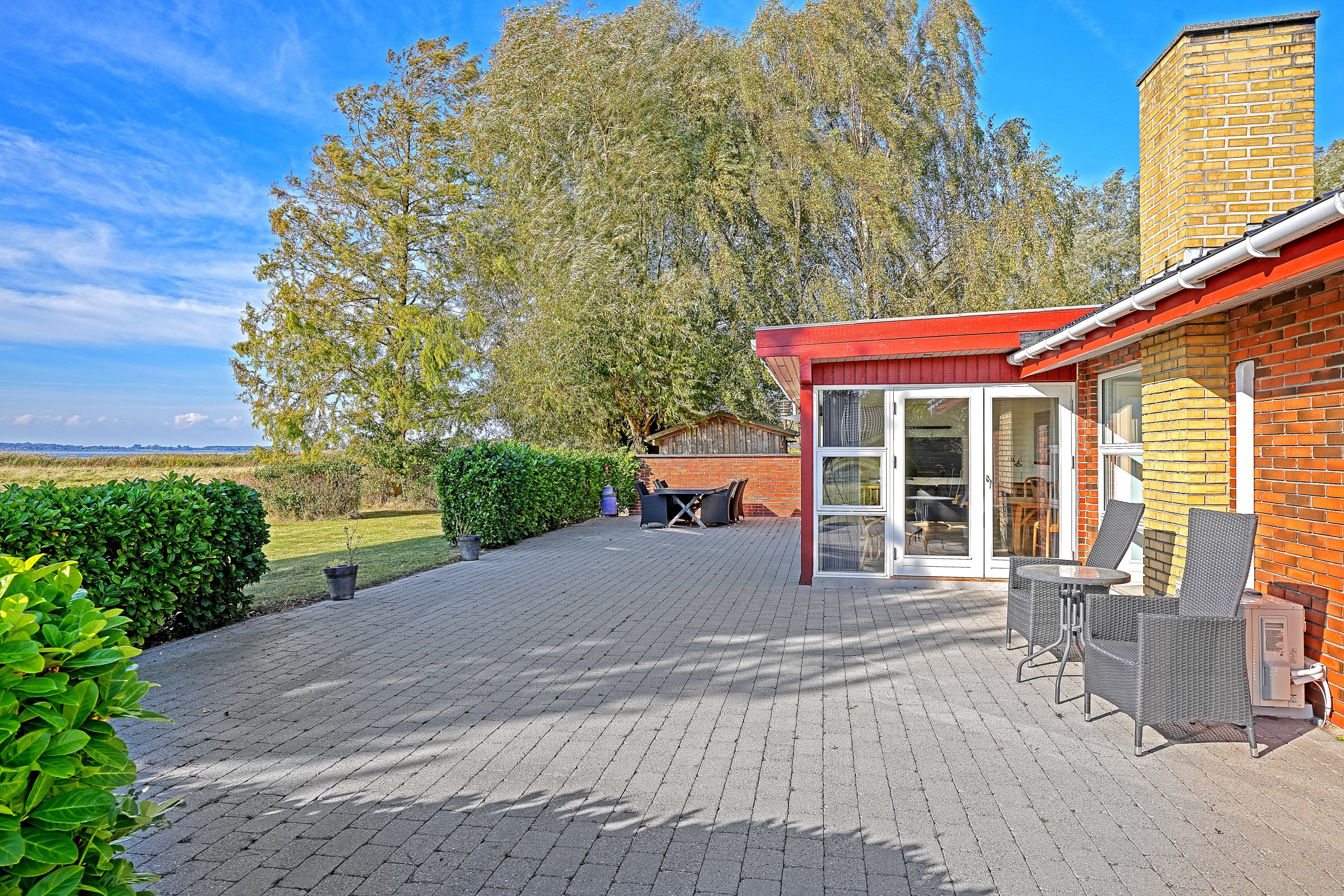 Fremhævet terrasse billede i fuldskærmstilstand. Billede af Fjorddalsvej 39, Markeslev, 4300 Holbæk