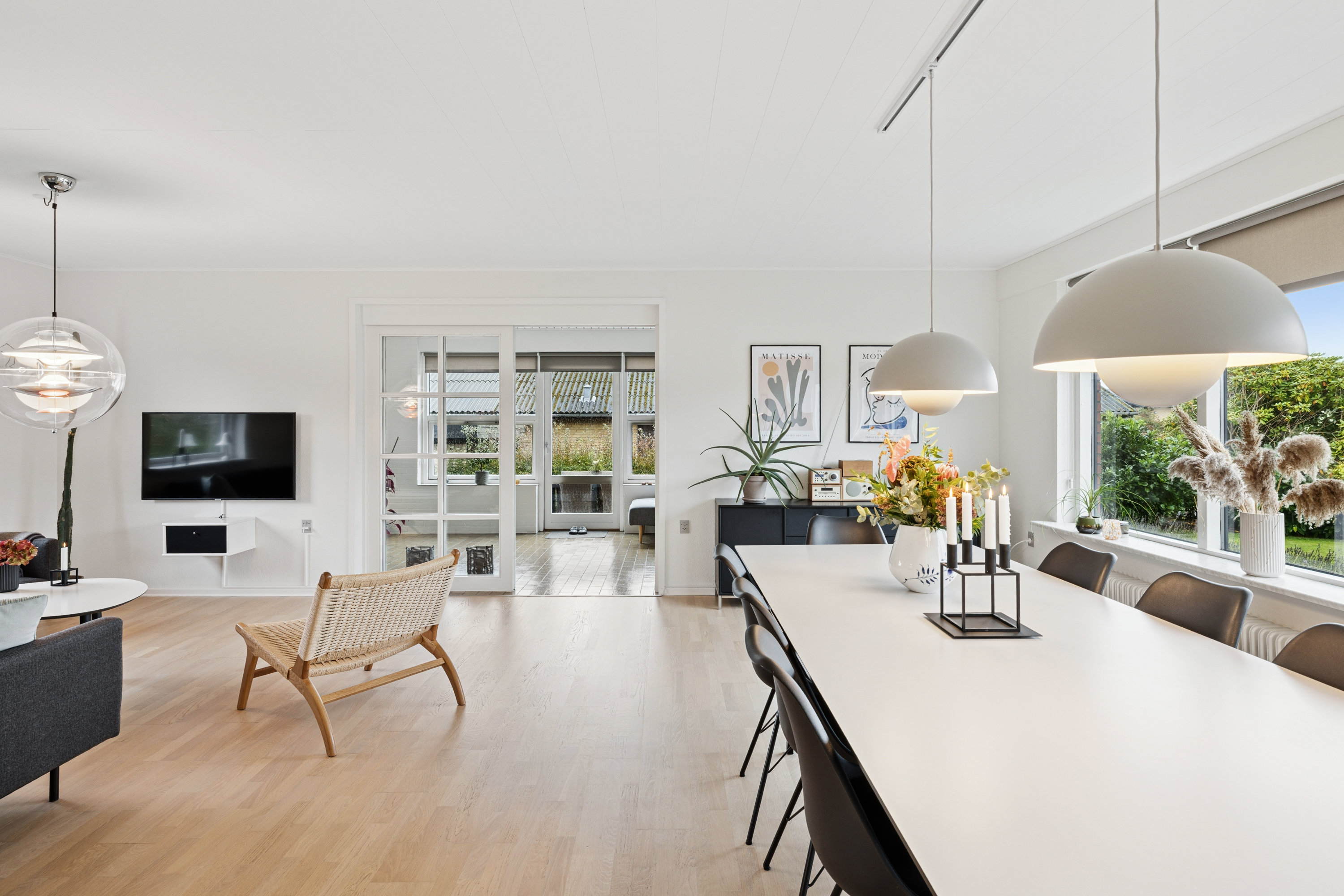 Fremhævet stue billede i fuldskærmstilstand. Billede af Østervænget 15, 8800 Viborg