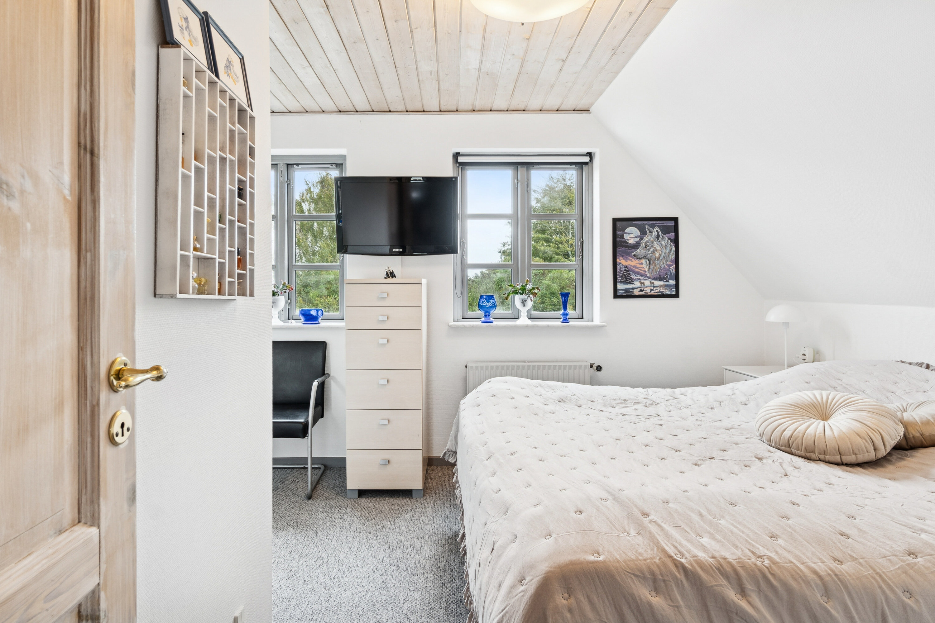 Fremhævet soveværelse billede i fuldskærmstilstand. Billede af Bispevej 8, 4500 Nykøbing Sj