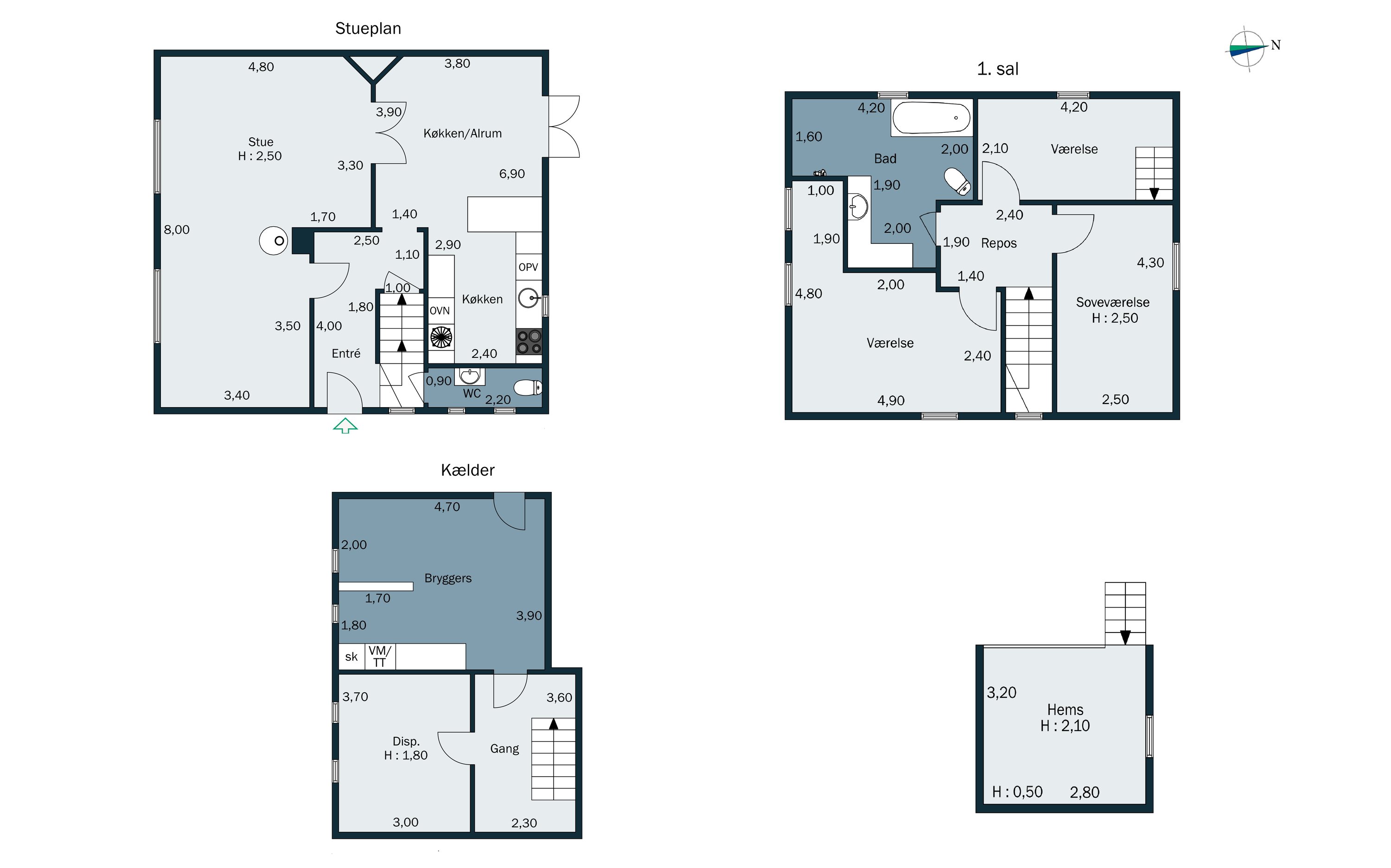 Plantegninger billede af Dalgade 15, 6100 Haderslev