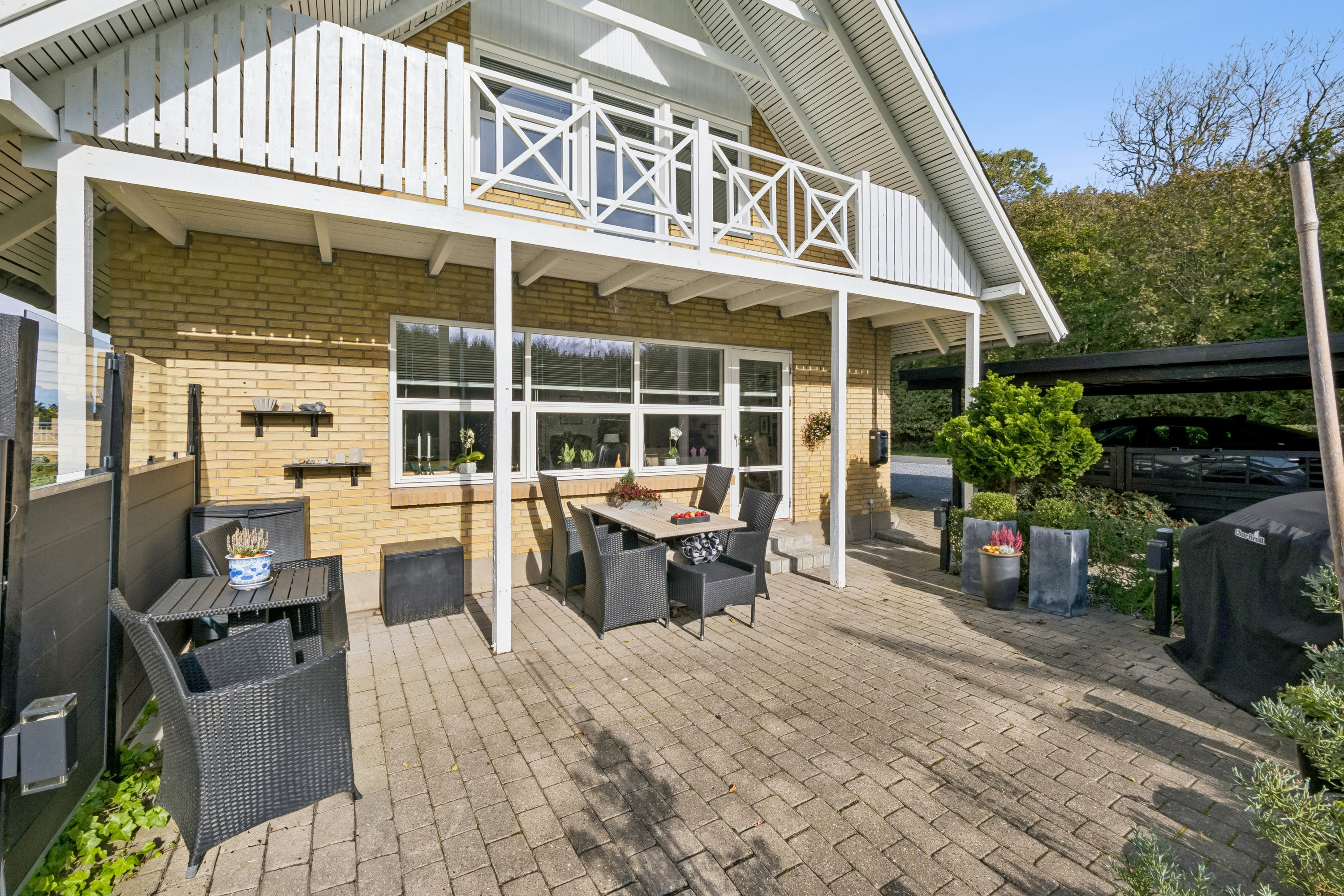 Fremhævet terrasse billede i fuldskærmstilstand. Billede af Bjørndrupvej 1, Vodstrup, 7900 Nykøbing M