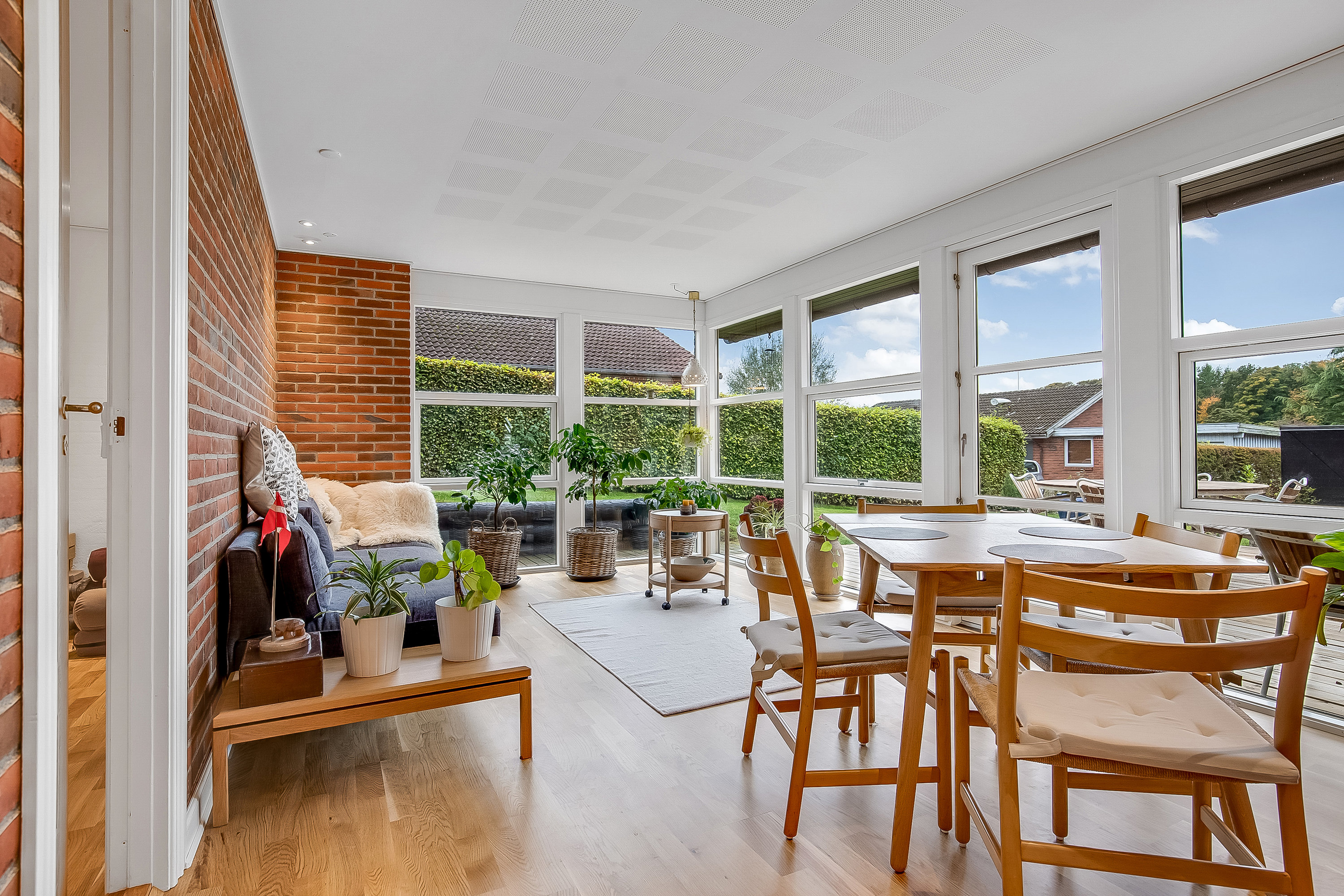 Fremhævet stue billede i fuldskærmstilstand. Billede af Æblehaven 96, 6040 Egtved