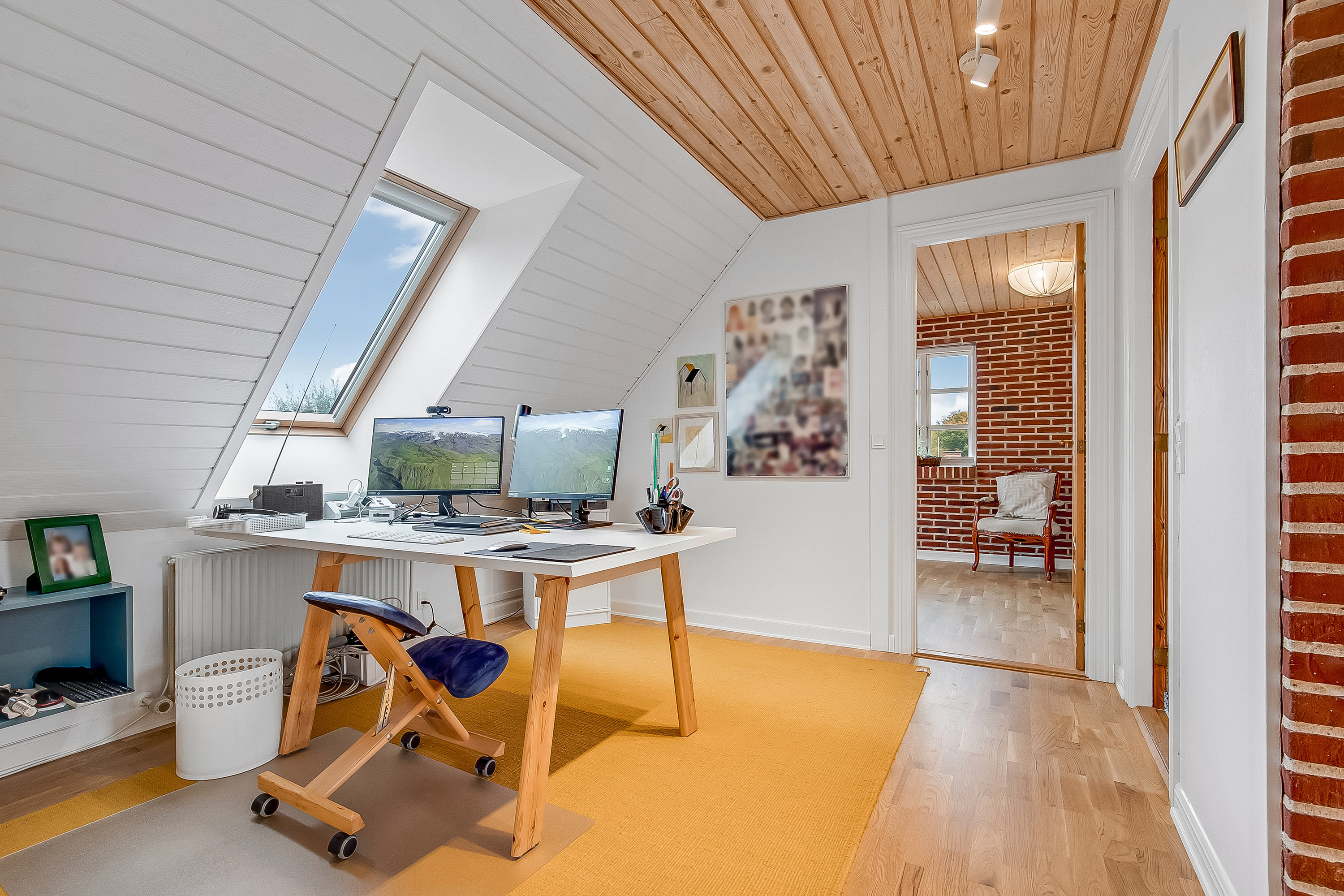 Fremhævet kontor billede i fuldskærmstilstand. Billede af Æblehaven 96, 6040 Egtved