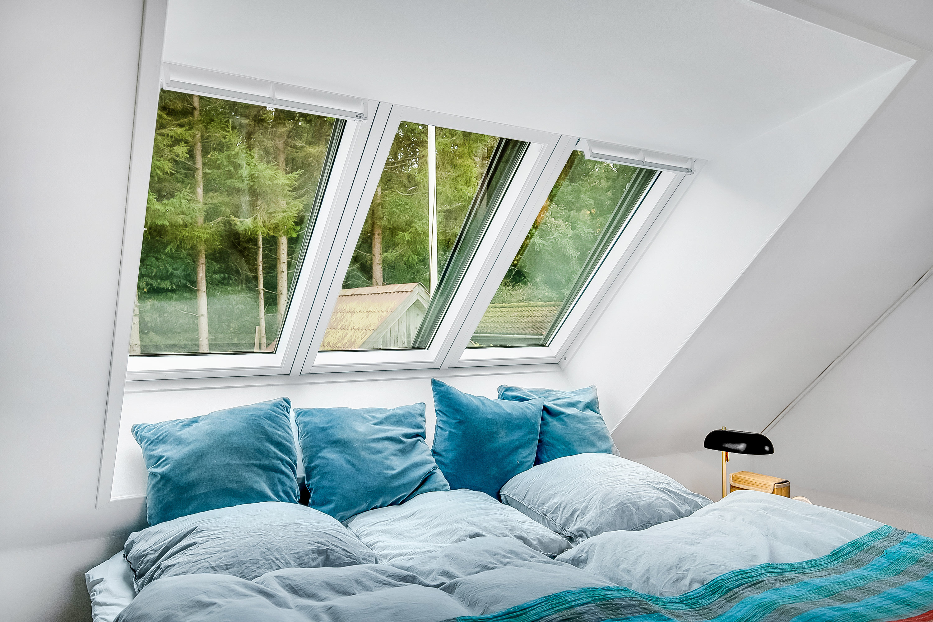 Fremhævet soveværelse billede i fuldskærmstilstand. Billede af Æblehaven 96, 6040 Egtved