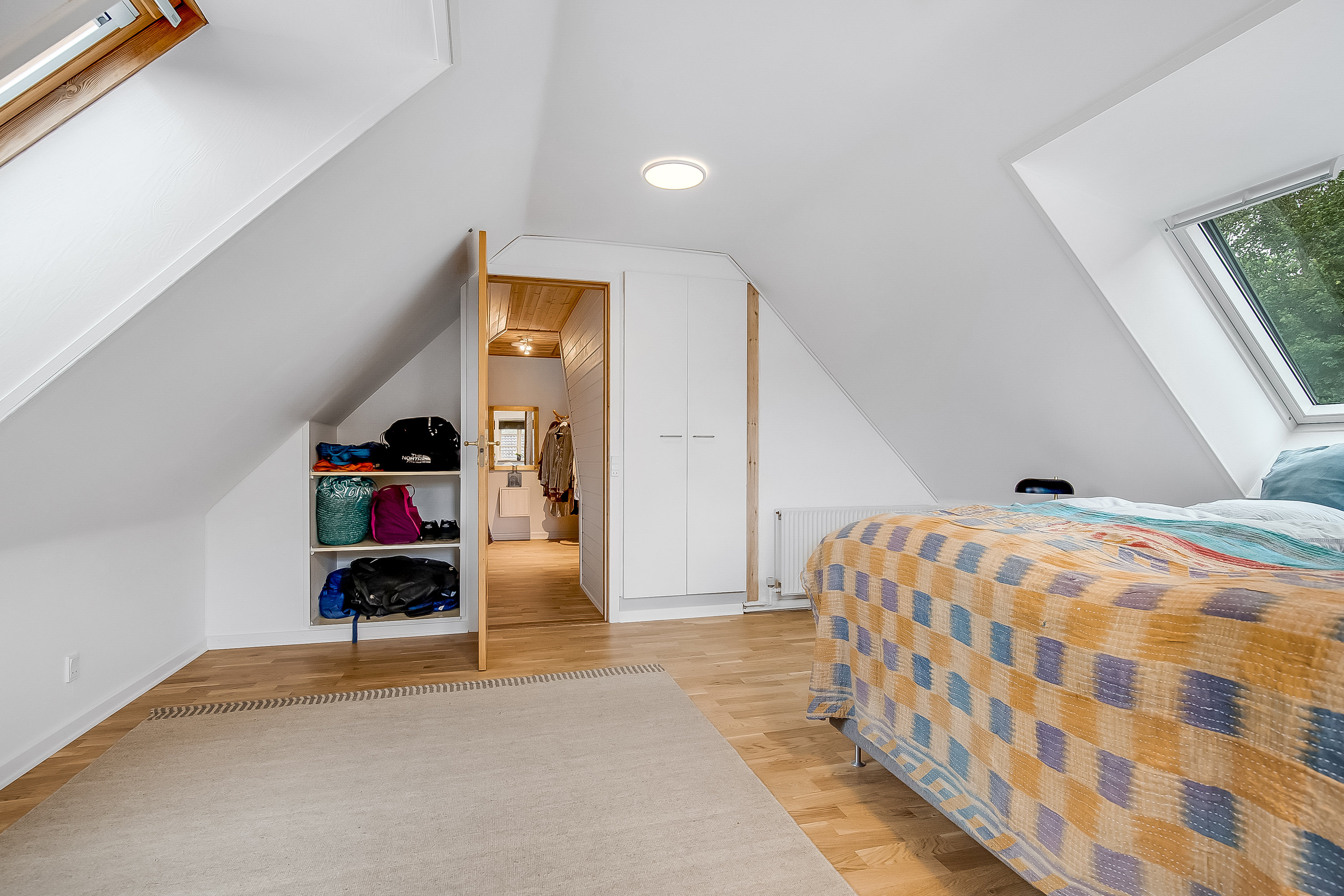 Fremhævet soveværelse billede i fuldskærmstilstand. Billede af Æblehaven 96, 6040 Egtved