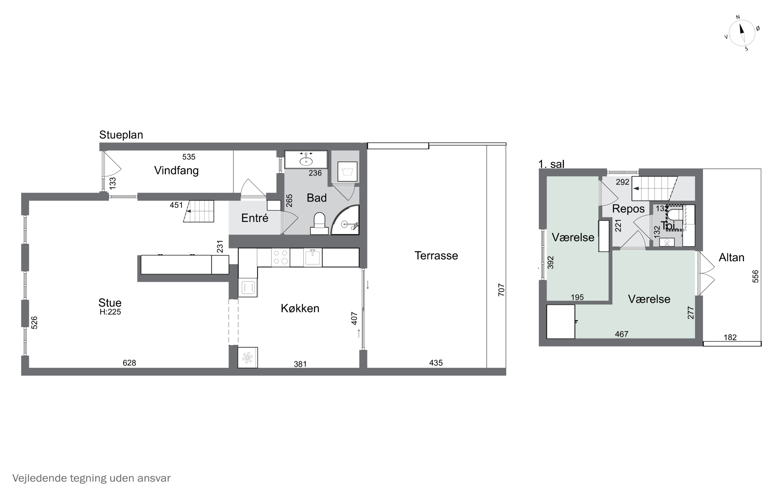 Plantegninger billede af Voldgade 35, Rønne, 3700 Rønne