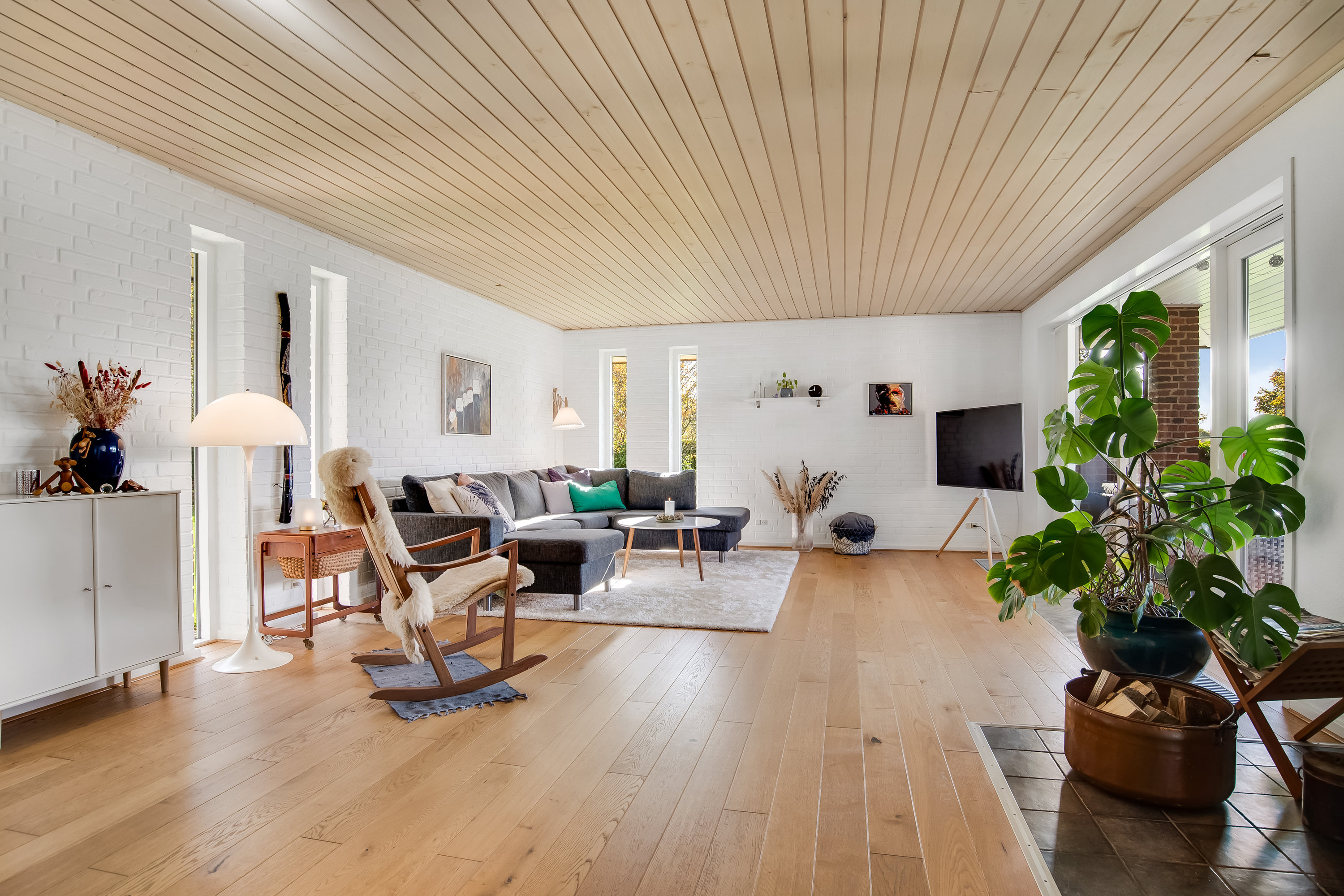 Fremhævet stue billede i fuldskærmstilstand. Billede af Kobberupvej 9, Mejrup, 7500 Holstebro