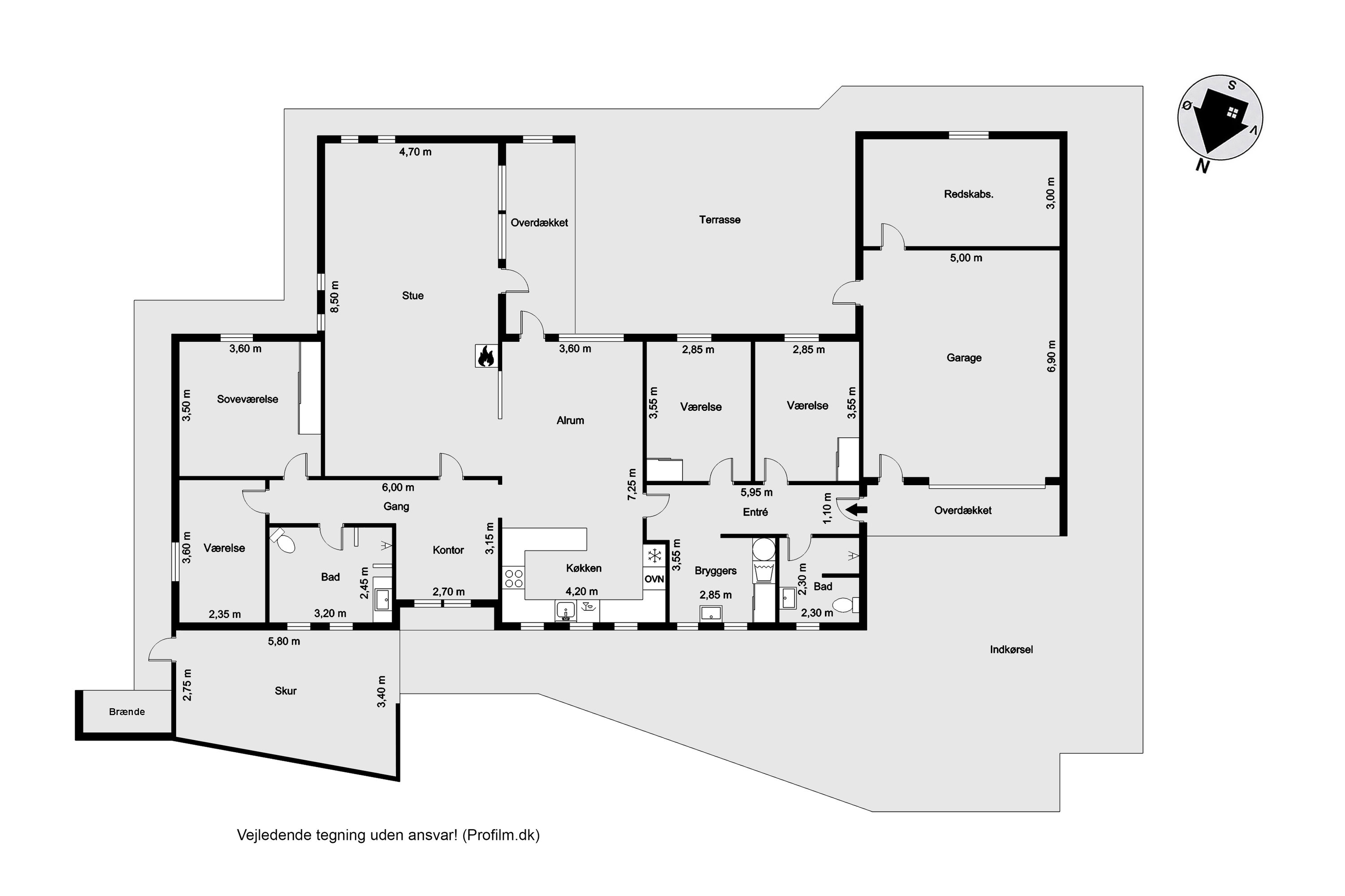 Plantegninger billede af Kobberupvej 9, Mejrup, 7500 Holstebro