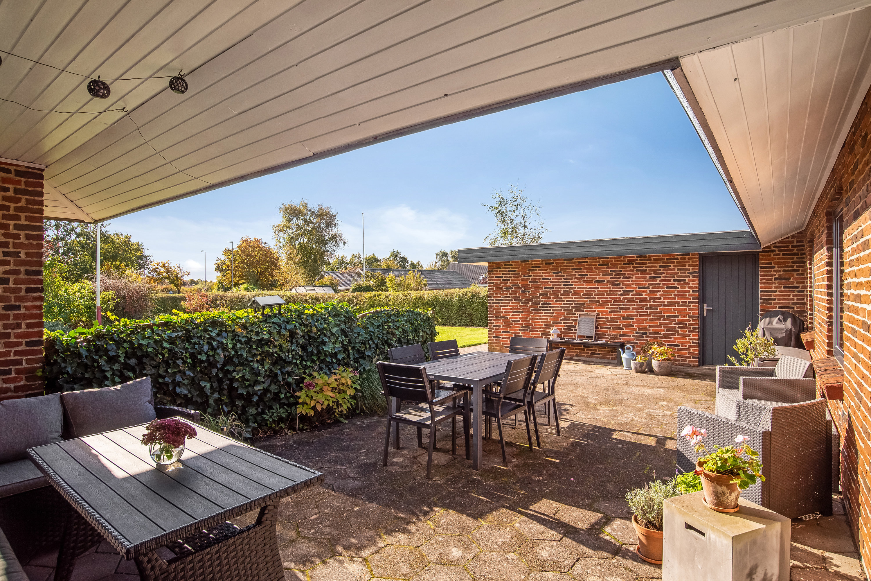 Fremhævet terrasse billede i fuldskærmstilstand. Billede af Kobberupvej 9, Mejrup, 7500 Holstebro