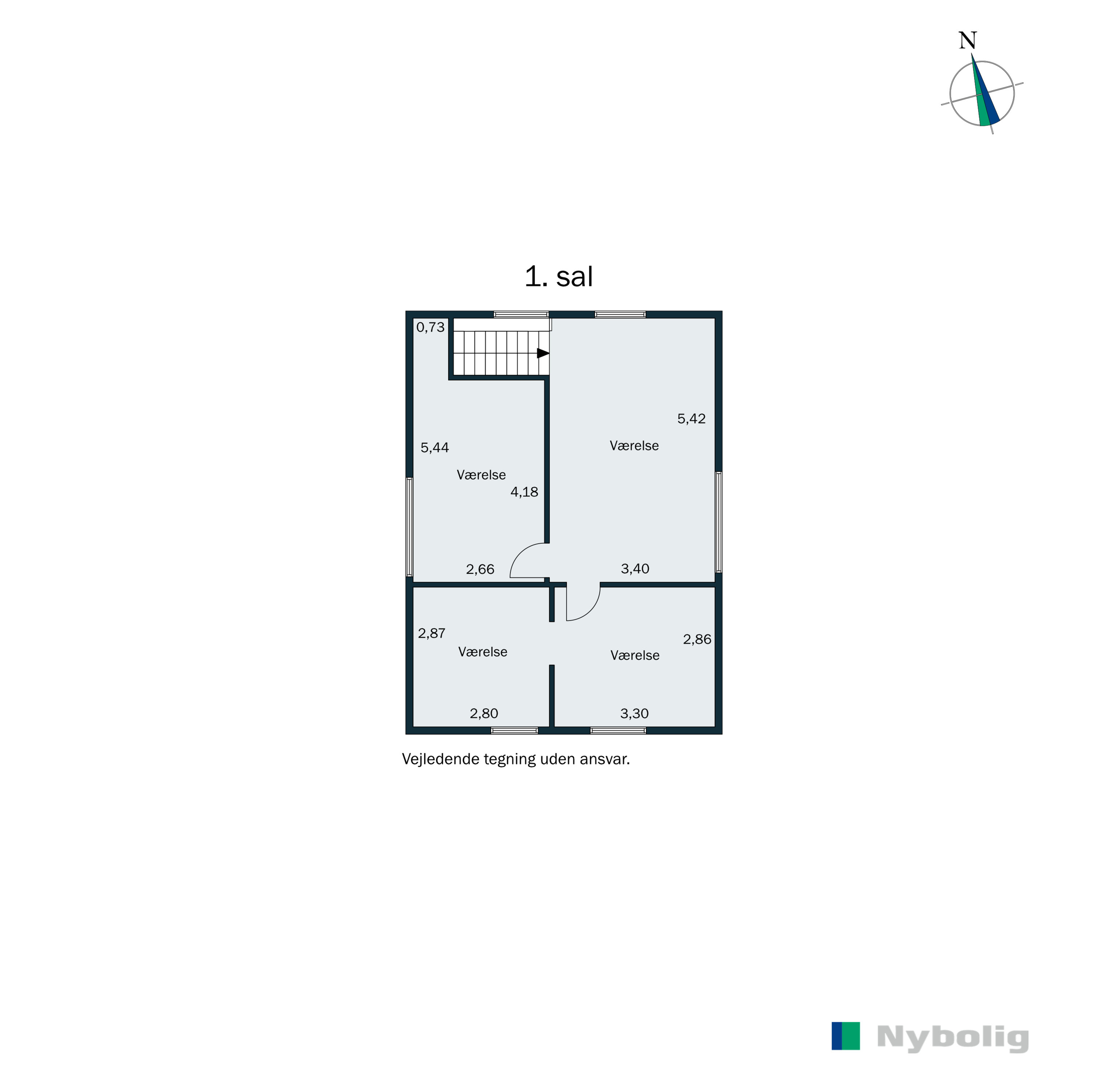 Plantegninger billede af Ringkøbingvej 285, Hindsig, 6800 Varde