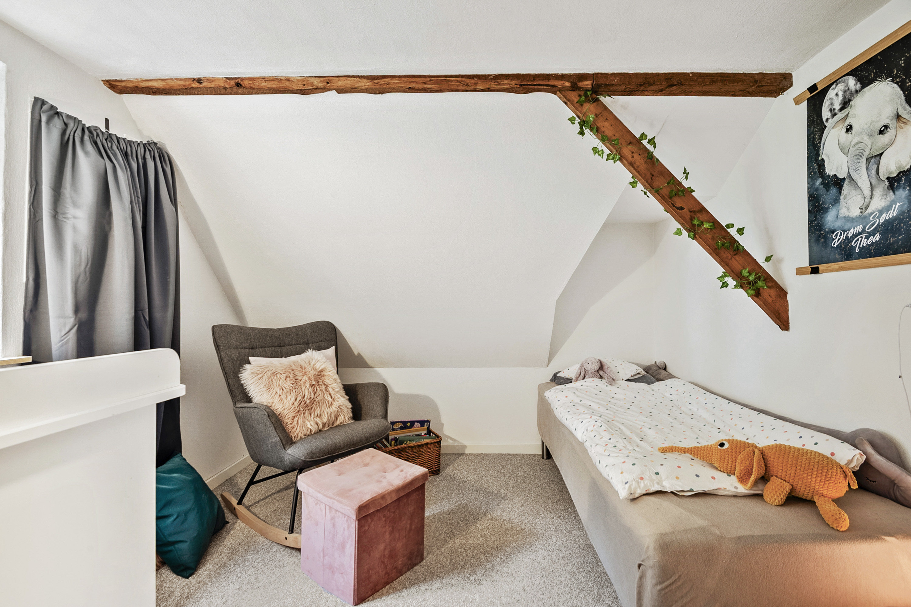 Fremhævet soveværelse billede i fuldskærmstilstand. Billede af Ringkøbingvej 285, Hindsig, 6800 Varde