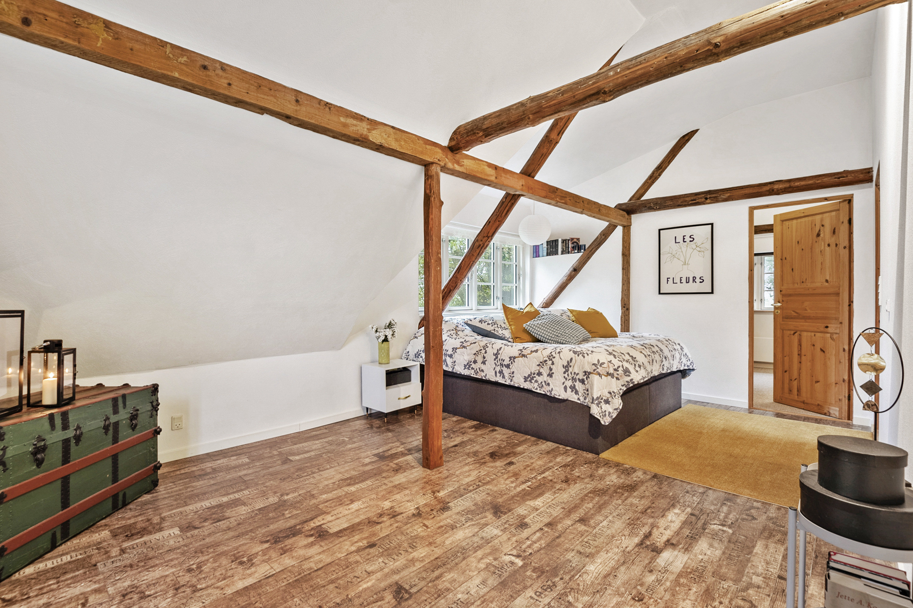 Fremhævet soveværelse billede i fuldskærmstilstand. Billede af Ringkøbingvej 285, Hindsig, 6800 Varde