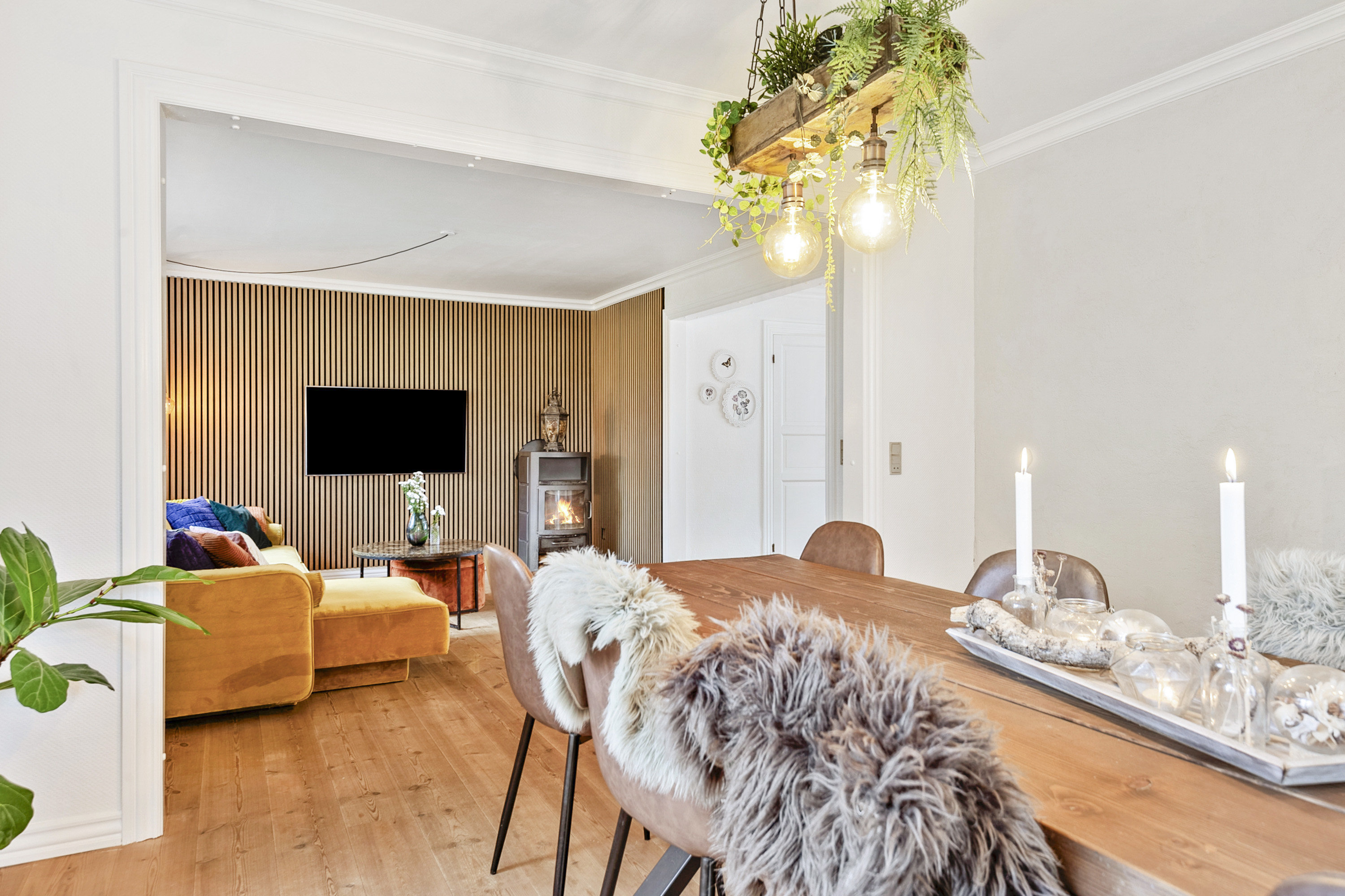 Fremhævet stue billede i fuldskærmstilstand. Billede af Ringkøbingvej 285, Hindsig, 6800 Varde