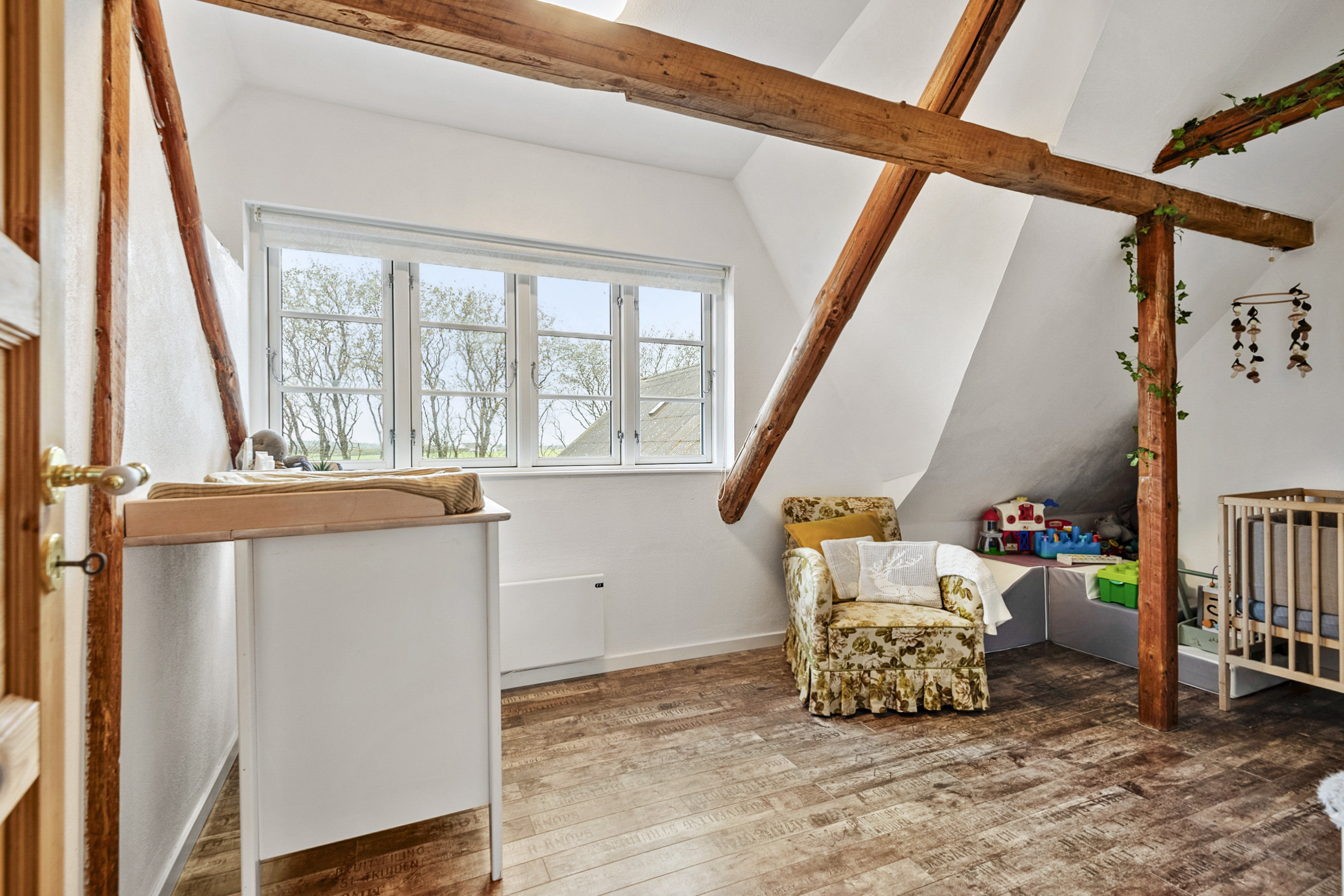 Fremhævet soveværelse billede i fuldskærmstilstand. Billede af Ringkøbingvej 285, Hindsig, 6800 Varde