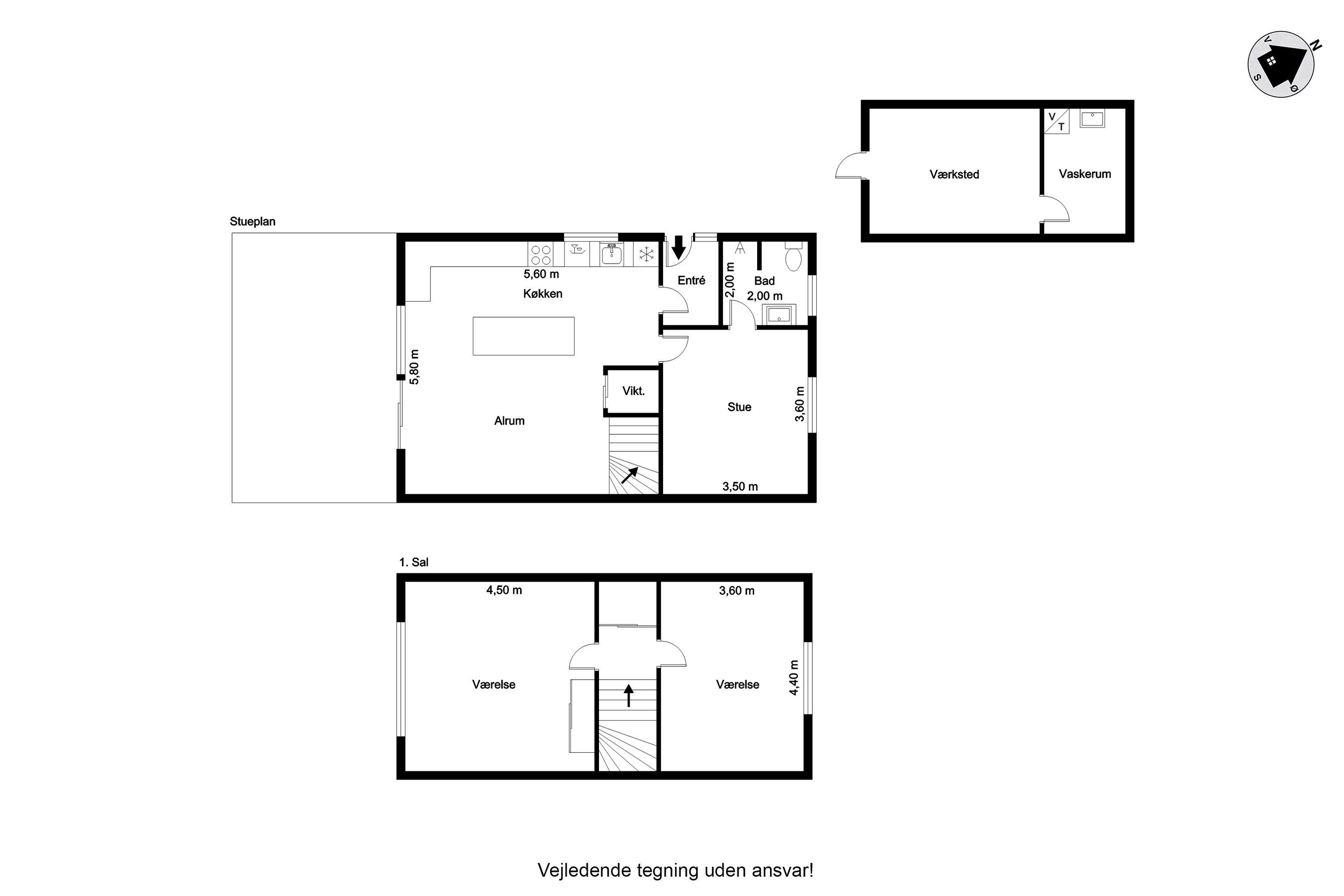 Plantegninger billede af Kikkebjergvej 31, Nordby, 6720 Fanø