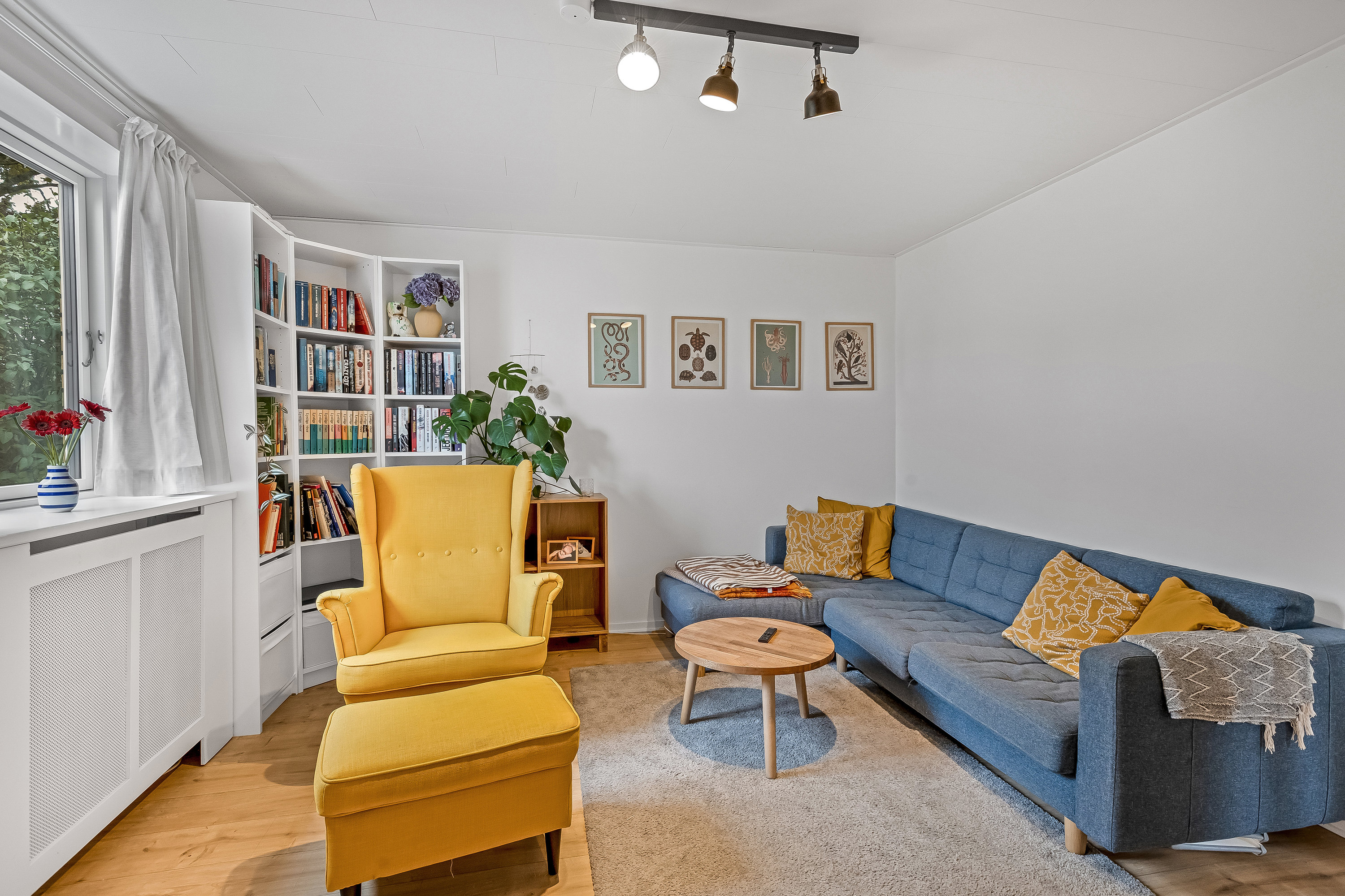 Fremhævet stue billede i fuldskærmstilstand. Billede af Kikkebjergvej 31, Nordby, 6720 Fanø