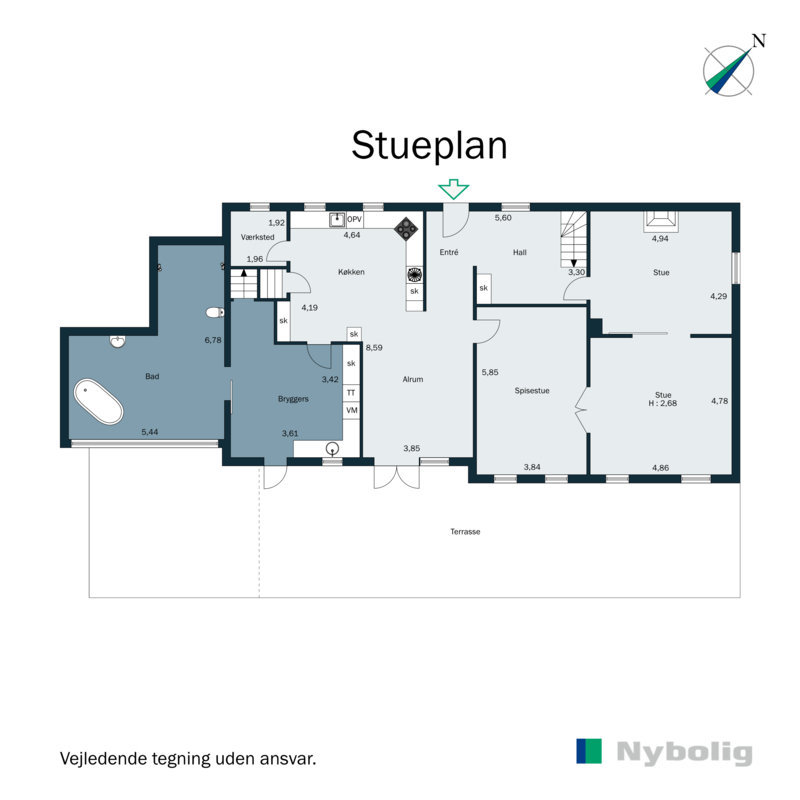 Plantegninger billede af Søndergade 23, 8783 Hornsyld