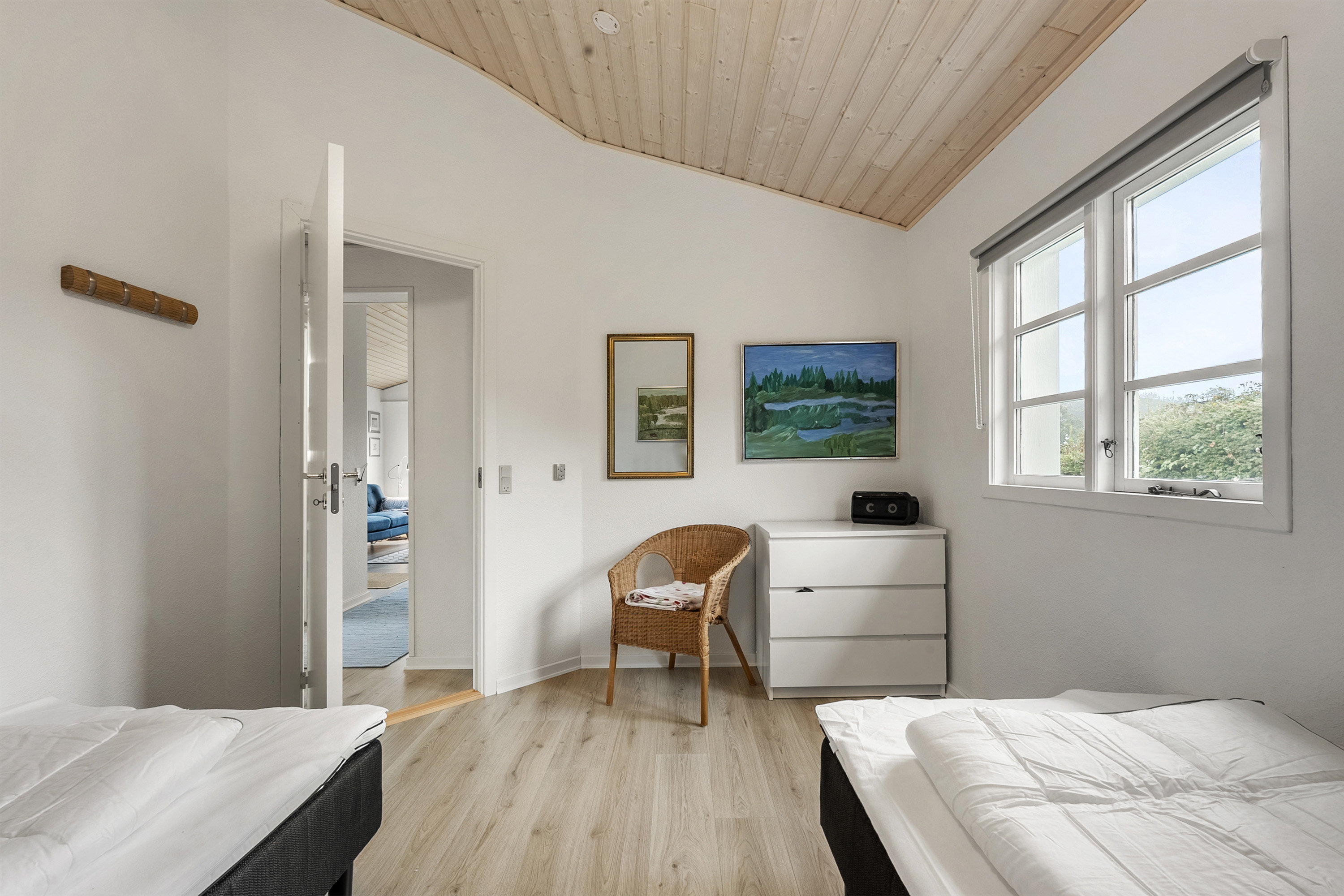 Fremhævet soveværelse billede i fuldskærmstilstand. Billede af Skarkær 110, Skarrev, 6200 Aabenraa