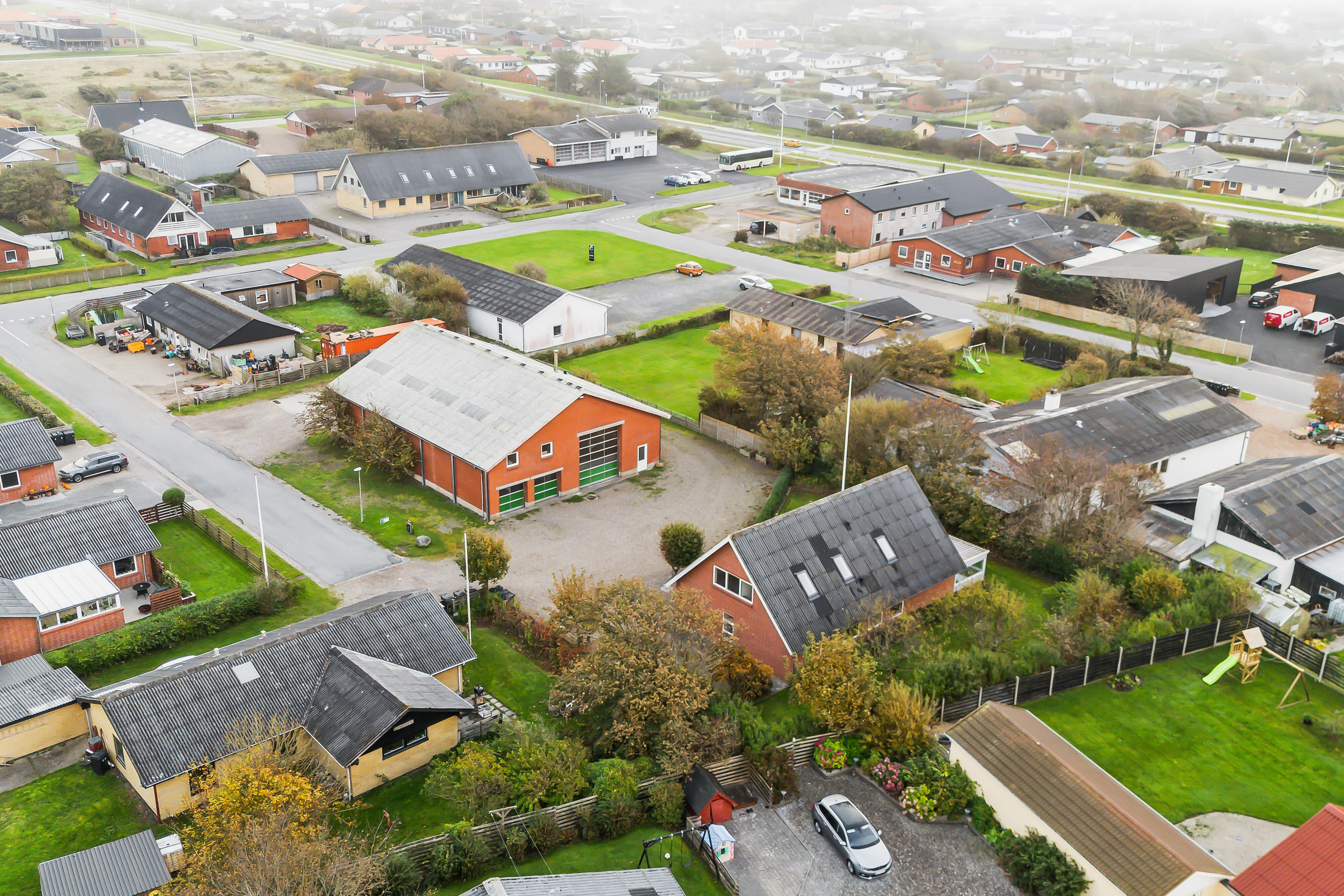 Fremhævet luftfoto billede i fuldskærmstilstand. Billede af Glaspustervej 7, 7730 Hanstholm