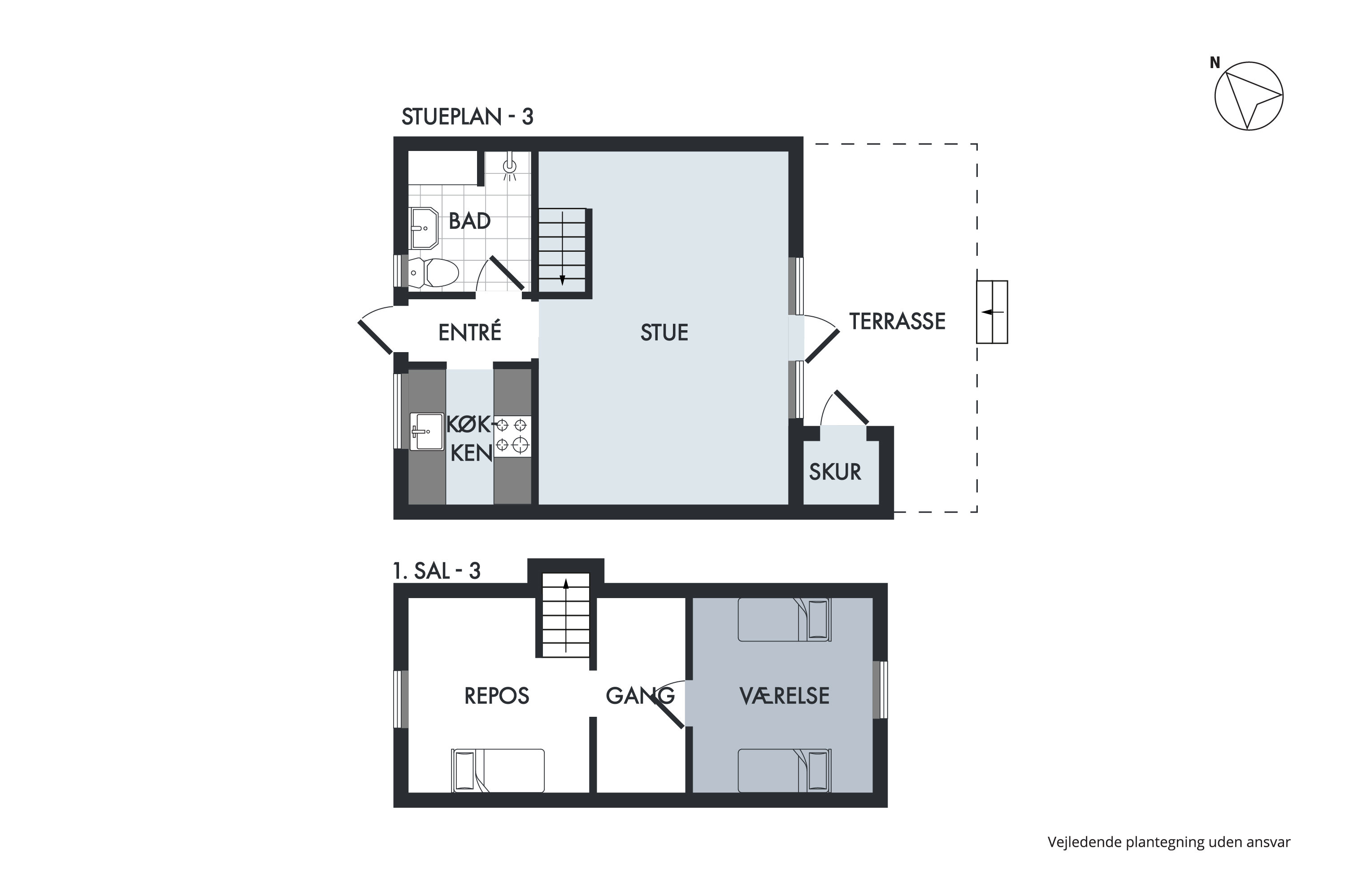 Plantegninger billede af Svalestien 235K, 4970 Rødby