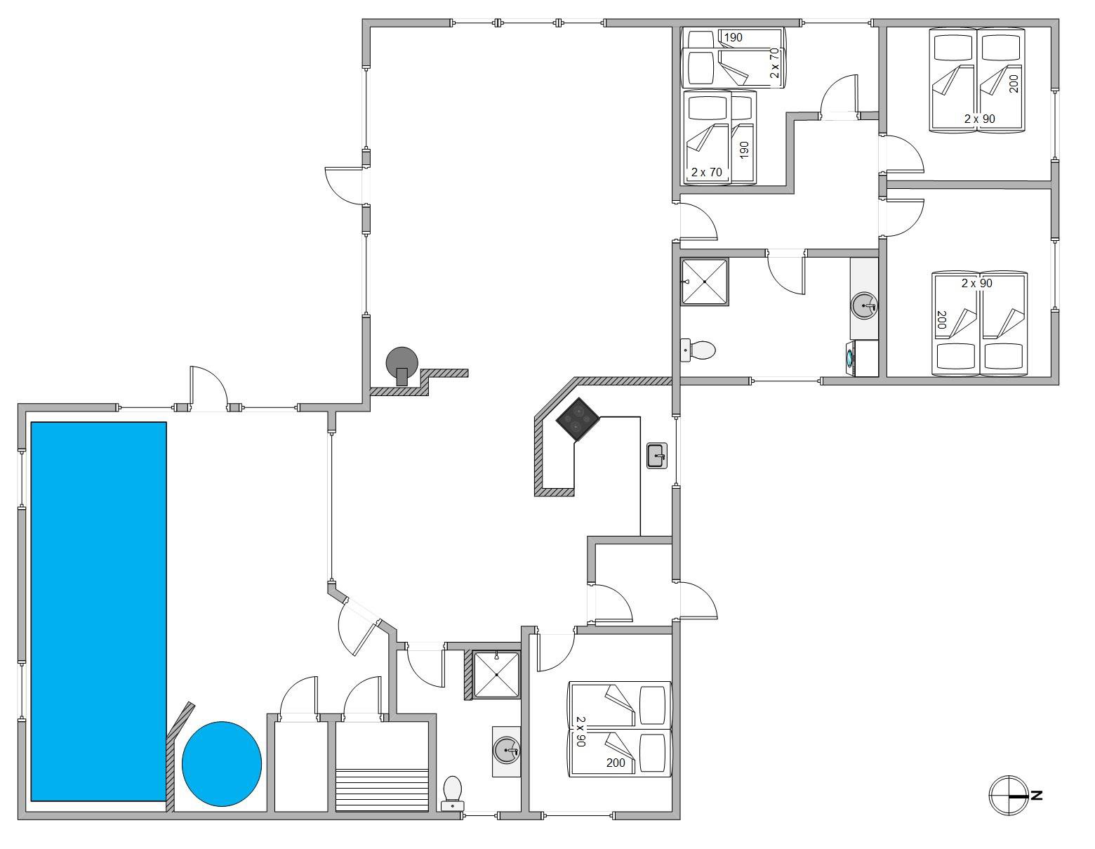 Plantegninger billede af Toppebjerg 1, Bjerregaard, 6960 Hvide Sande