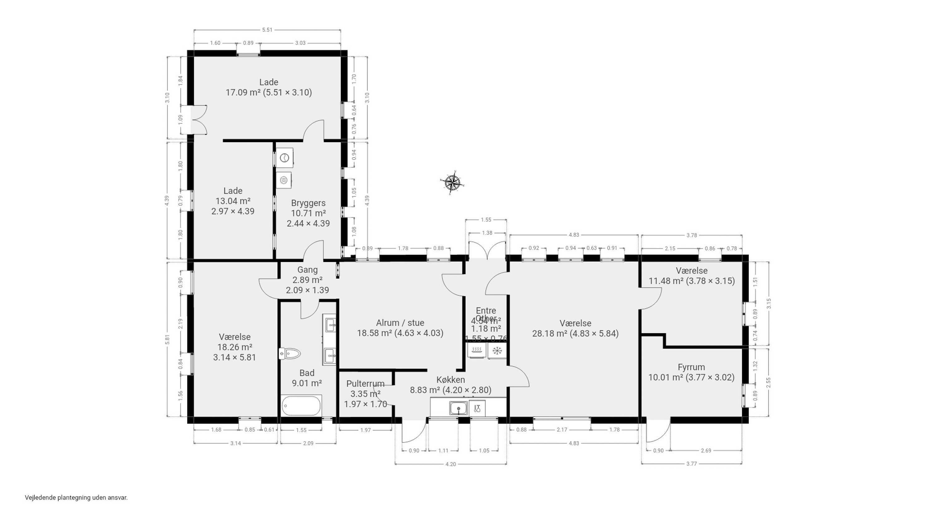 Plantegninger billede af Odensevej 214, 5600 Faaborg