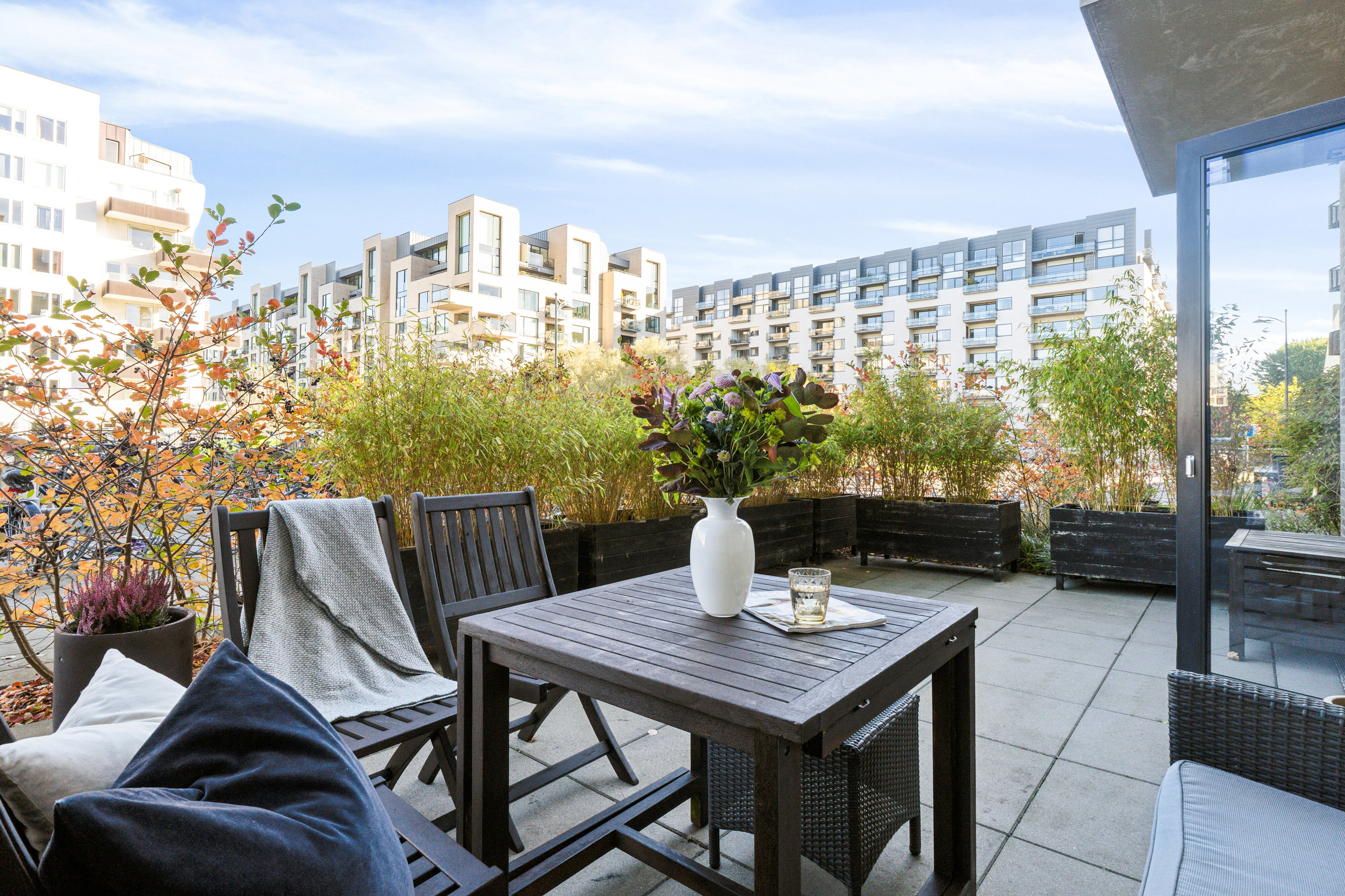 Fremhævet terrasse billede i fuldskærmstilstand. Billede af Islands Brygge 38A, st.. tv., 2300 København S