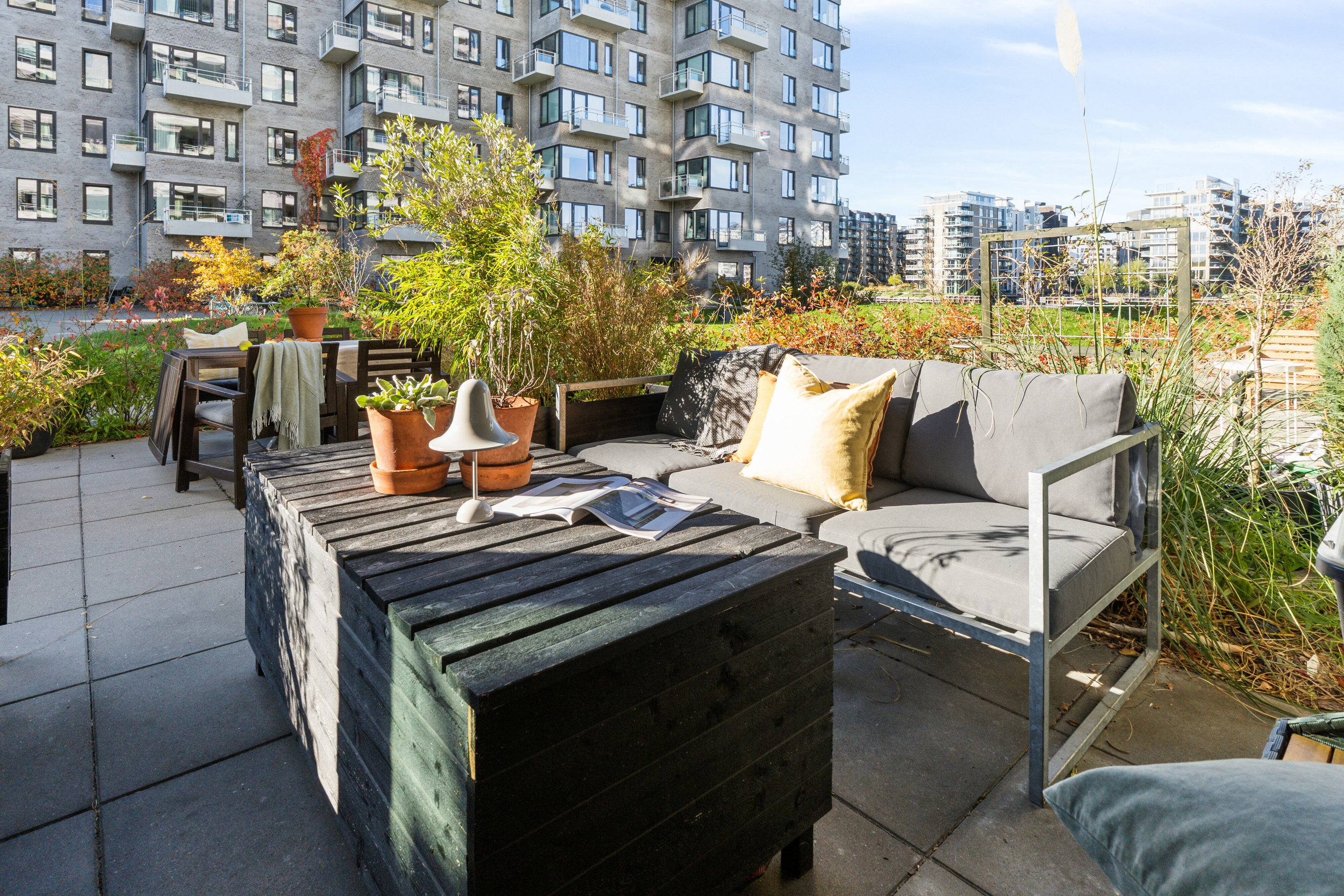 Miniaturebillede 2: terrasse. Billede af Islands Brygge 38A, st.. tv., 2300 København S