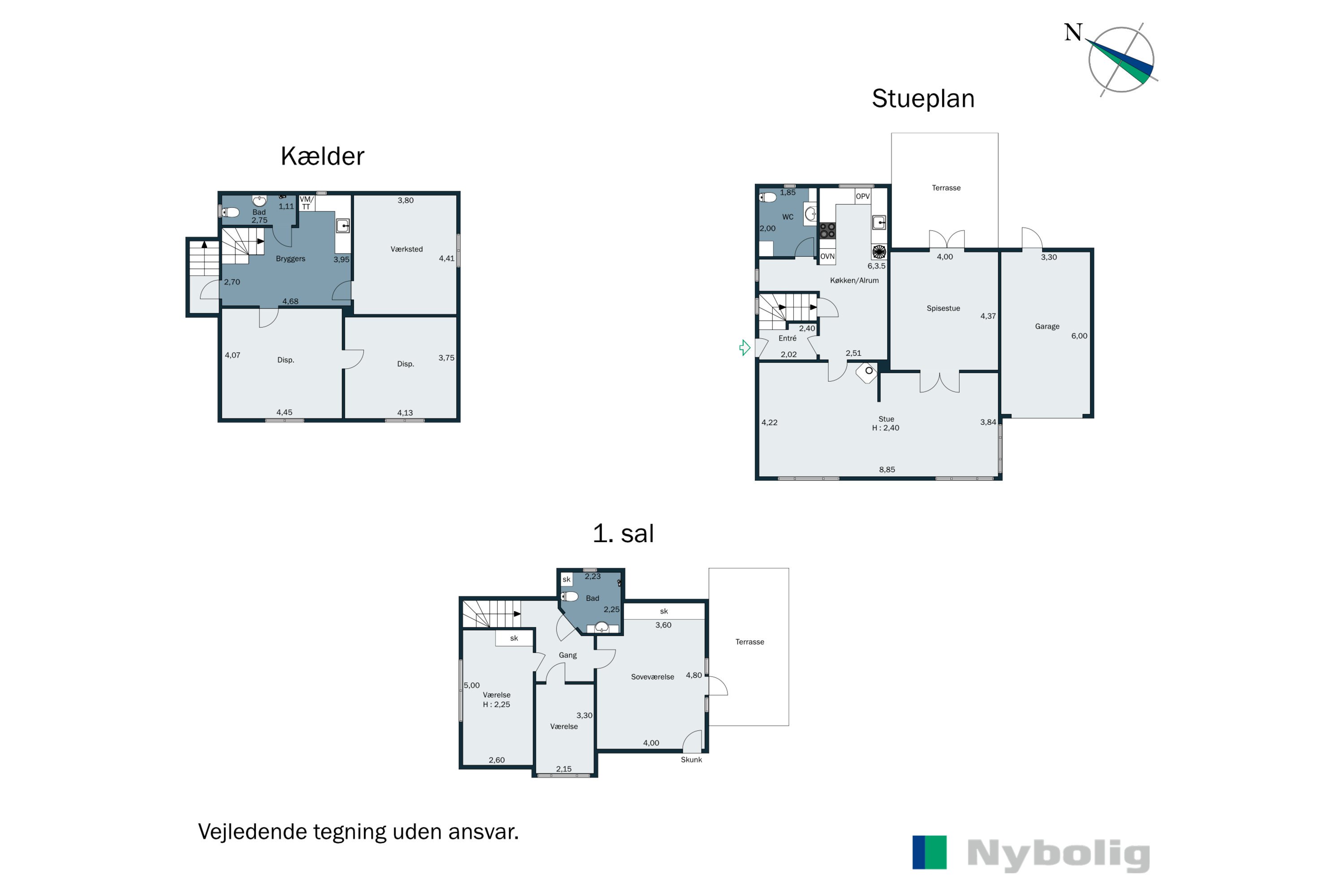 Plantegninger billede af Østre Alle 4, 6650 Brørup