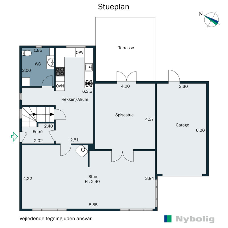 Plantegninger billede af Østre Alle 4, 6650 Brørup