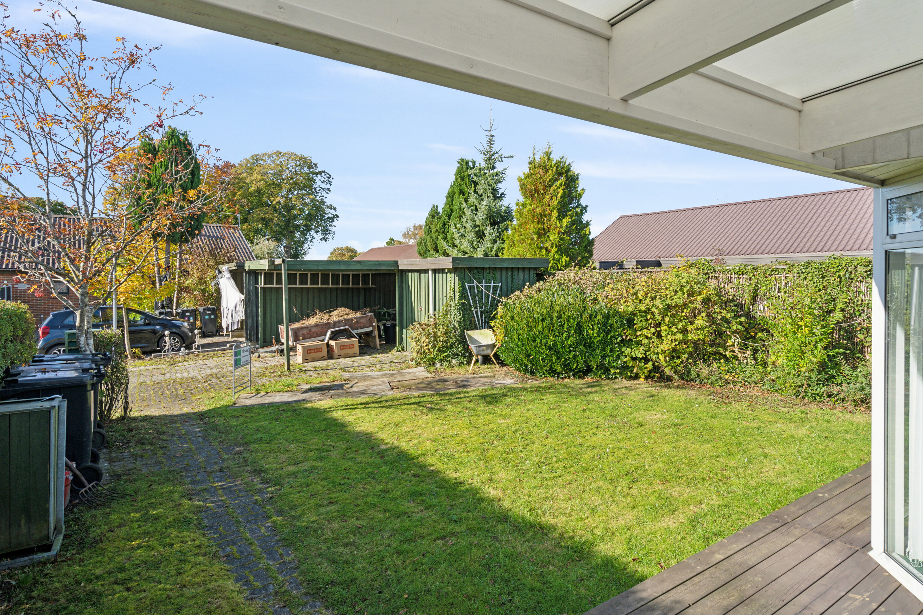 Fremhævet udendørs billede i fuldskærmstilstand. Billede af Sydskrænten 13A, 4690 Haslev