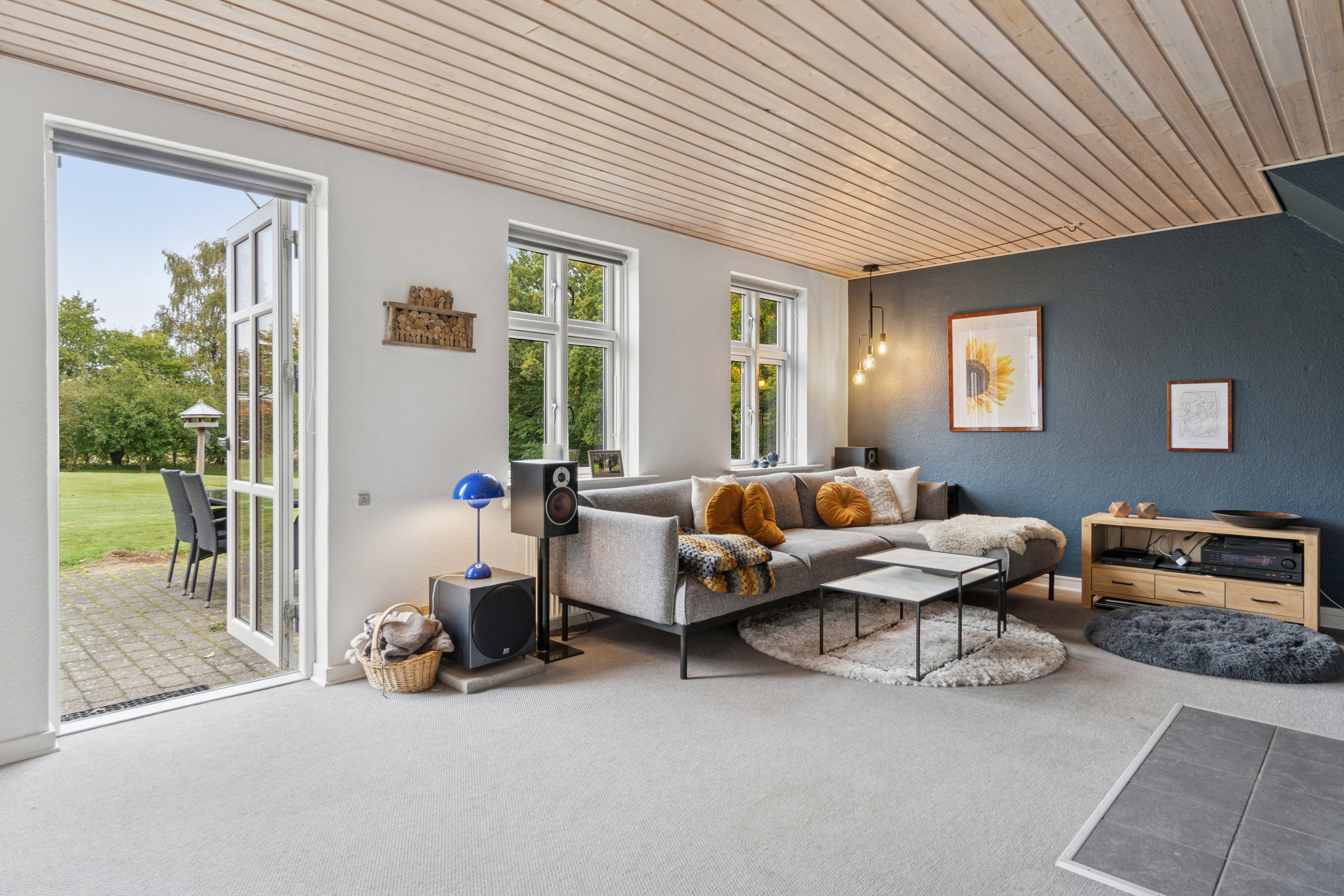 Fremhævet stue billede i fuldskærmstilstand. Billede af Vindumvej 157, 8840 Rødkærsbro