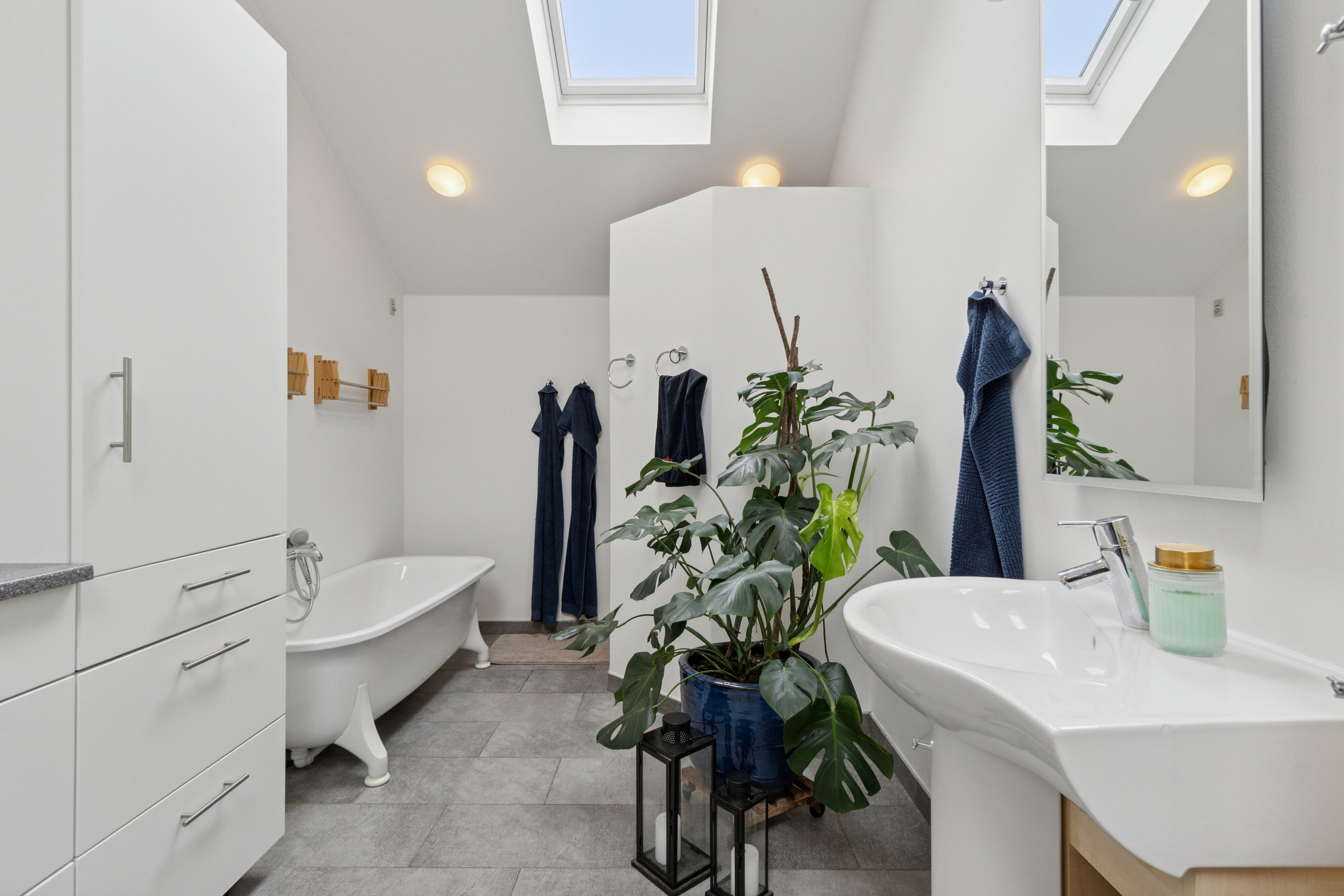 Fremhævet badeværelse billede i fuldskærmstilstand. Billede af Vindumvej 157, 8840 Rødkærsbro