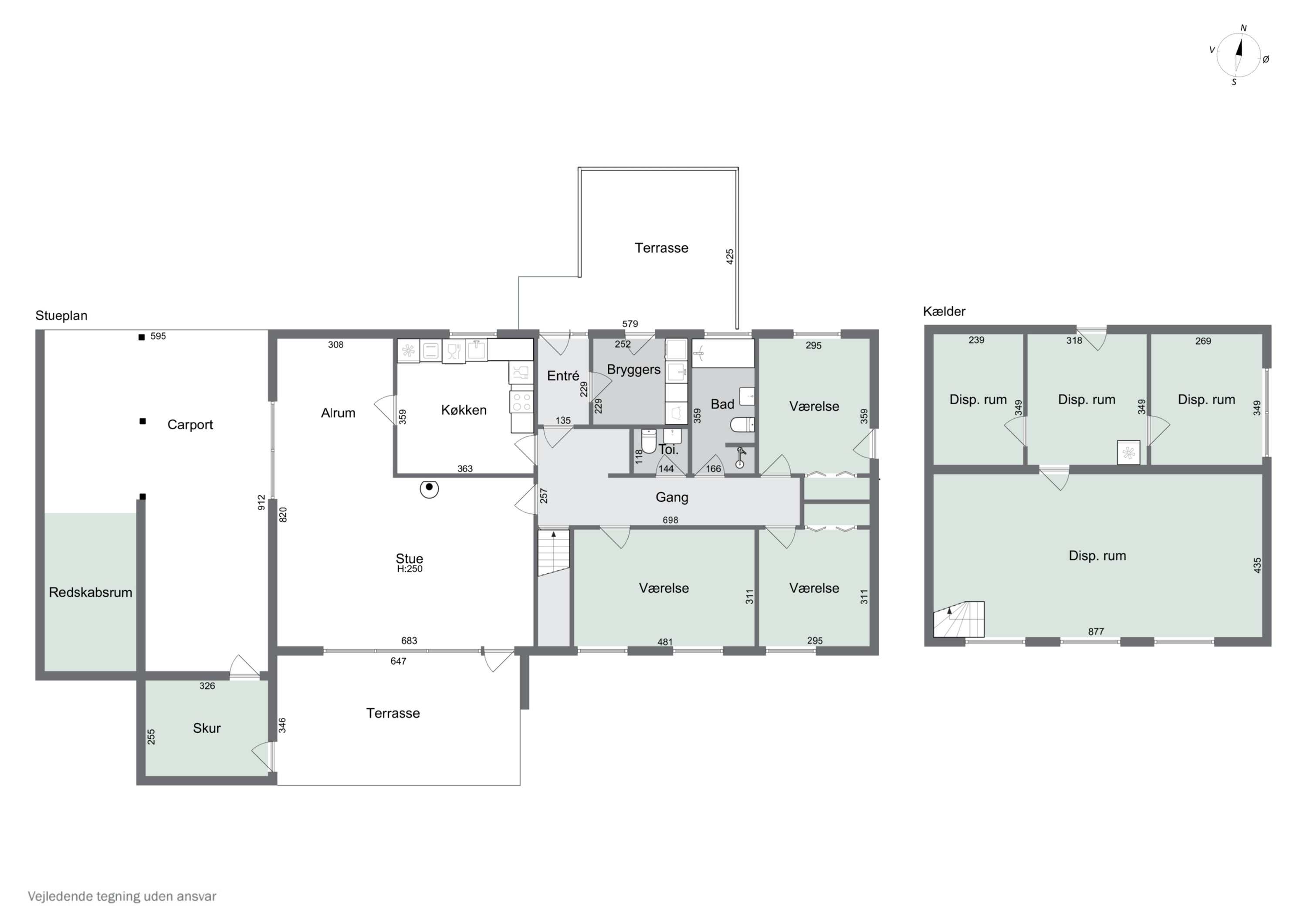 Plantegninger billede af Thorsvej 15, 9870 Sindal