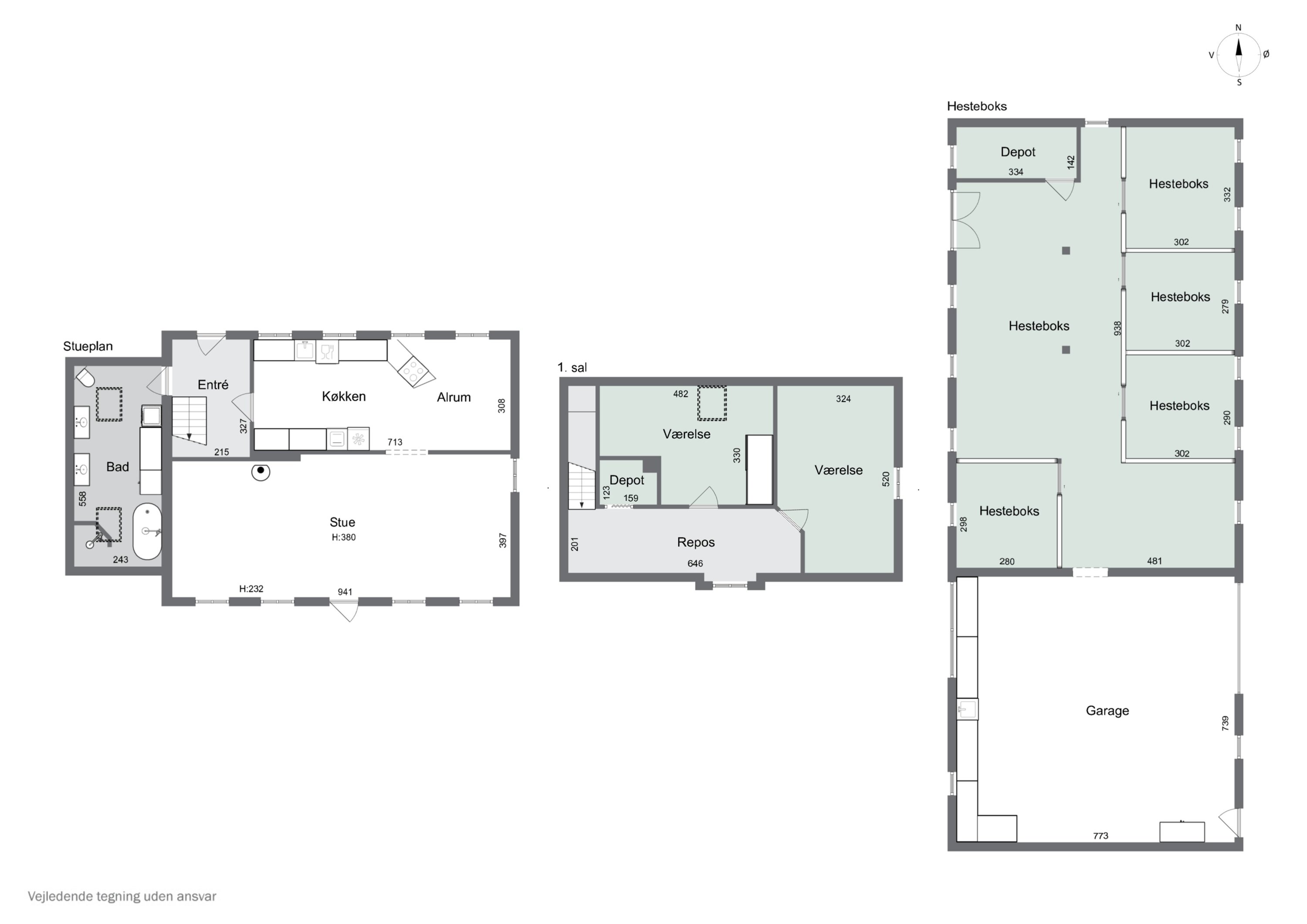 Plantegninger billede af Vindumvej 157, 8840 Rødkærsbro