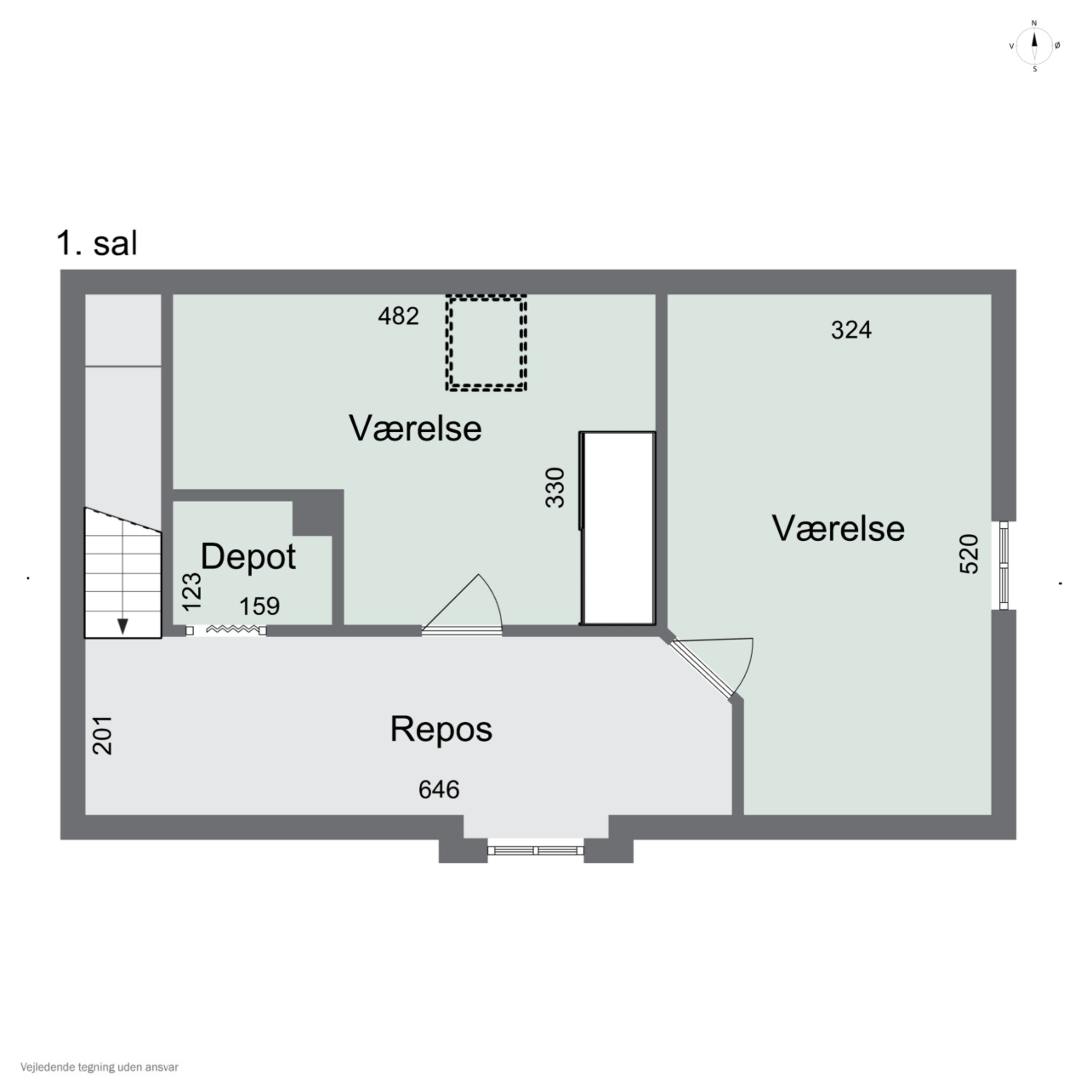 Plantegninger billede af Vindumvej 157, 8840 Rødkærsbro