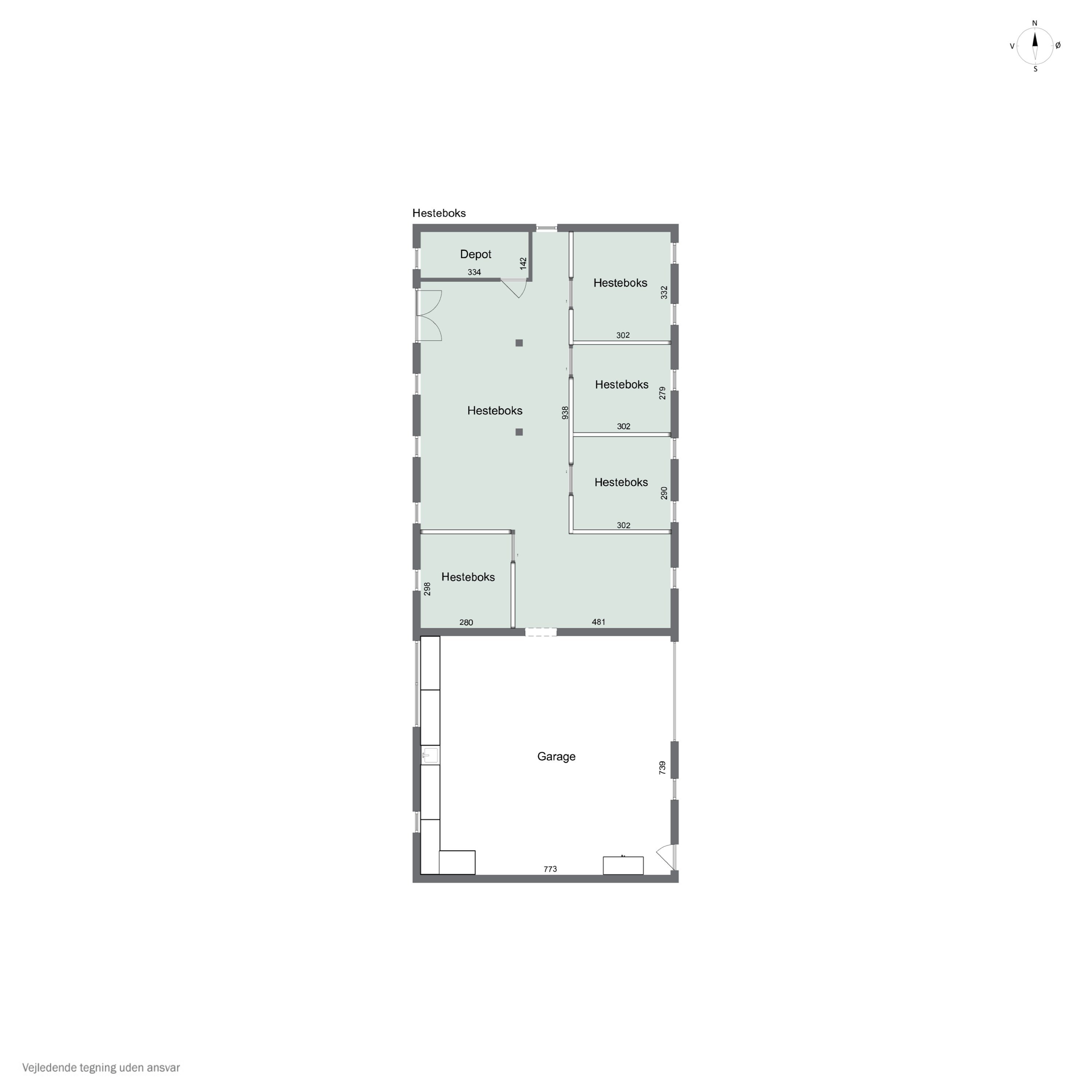 Plantegninger billede af Vindumvej 157, 8840 Rødkærsbro