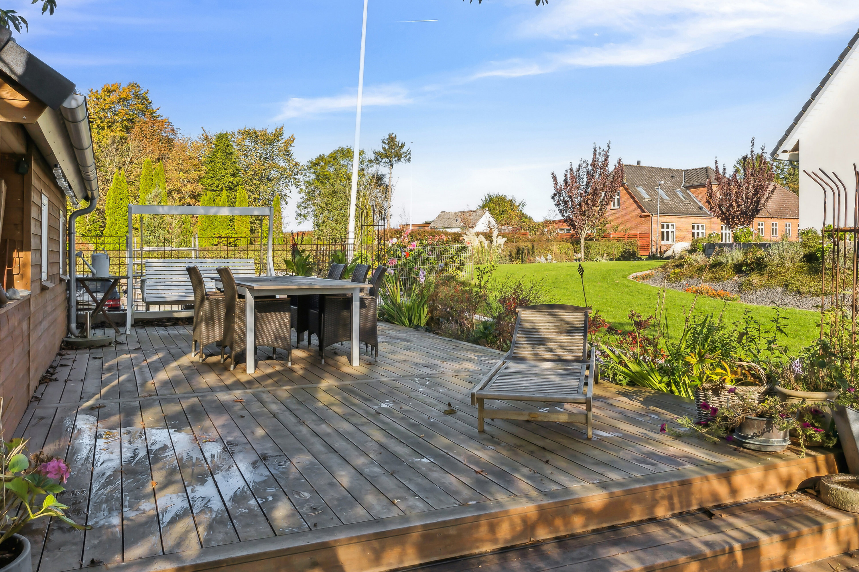 Fremhævet terrasse billede i fuldskærmstilstand. Billede af Tyvelse Bygade 4, Tyvelse, 4171 Glumsø