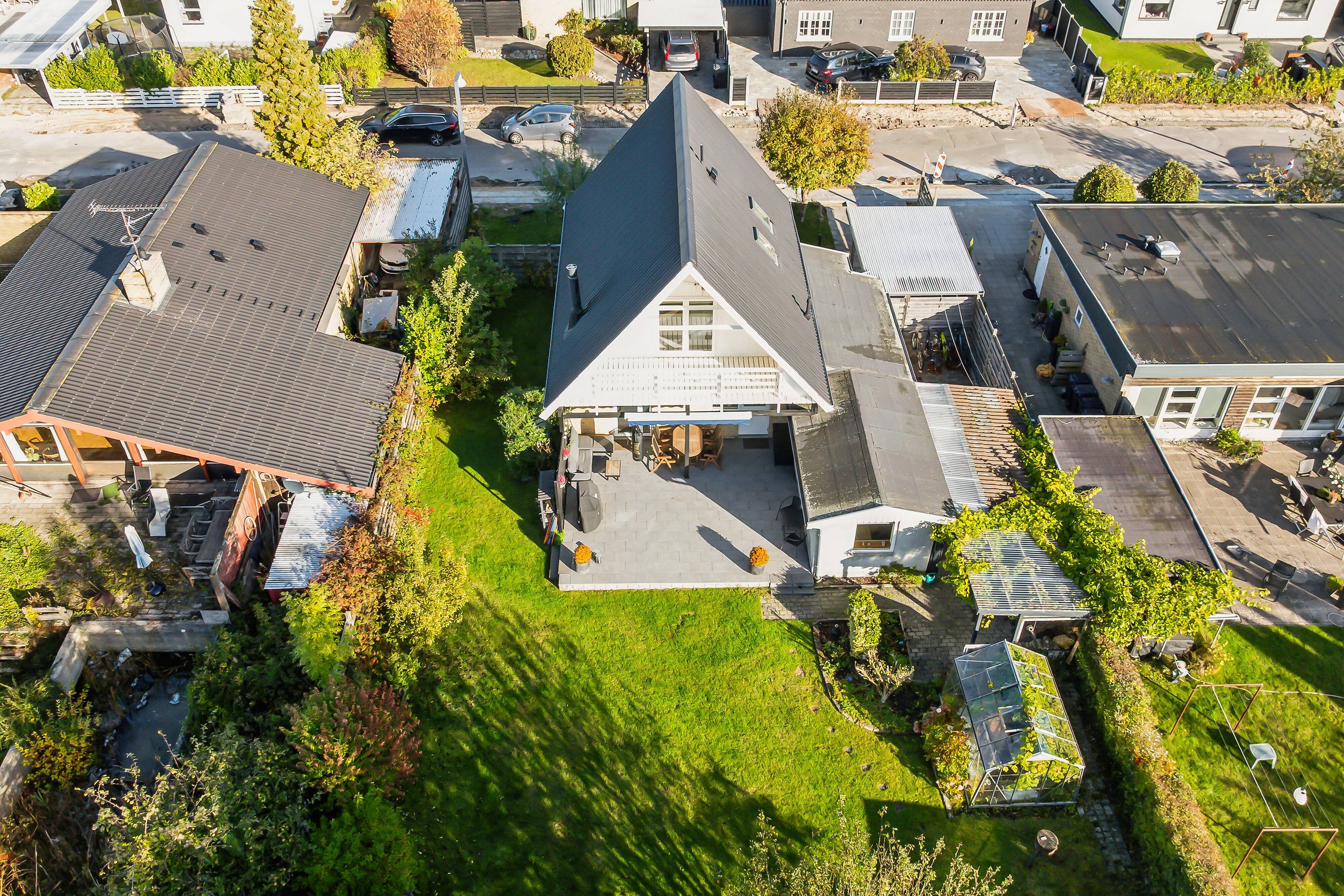 Fremhævet luftfoto billede i fuldskærmstilstand. Billede af Rudebækvej 11, 2610 Rødovre