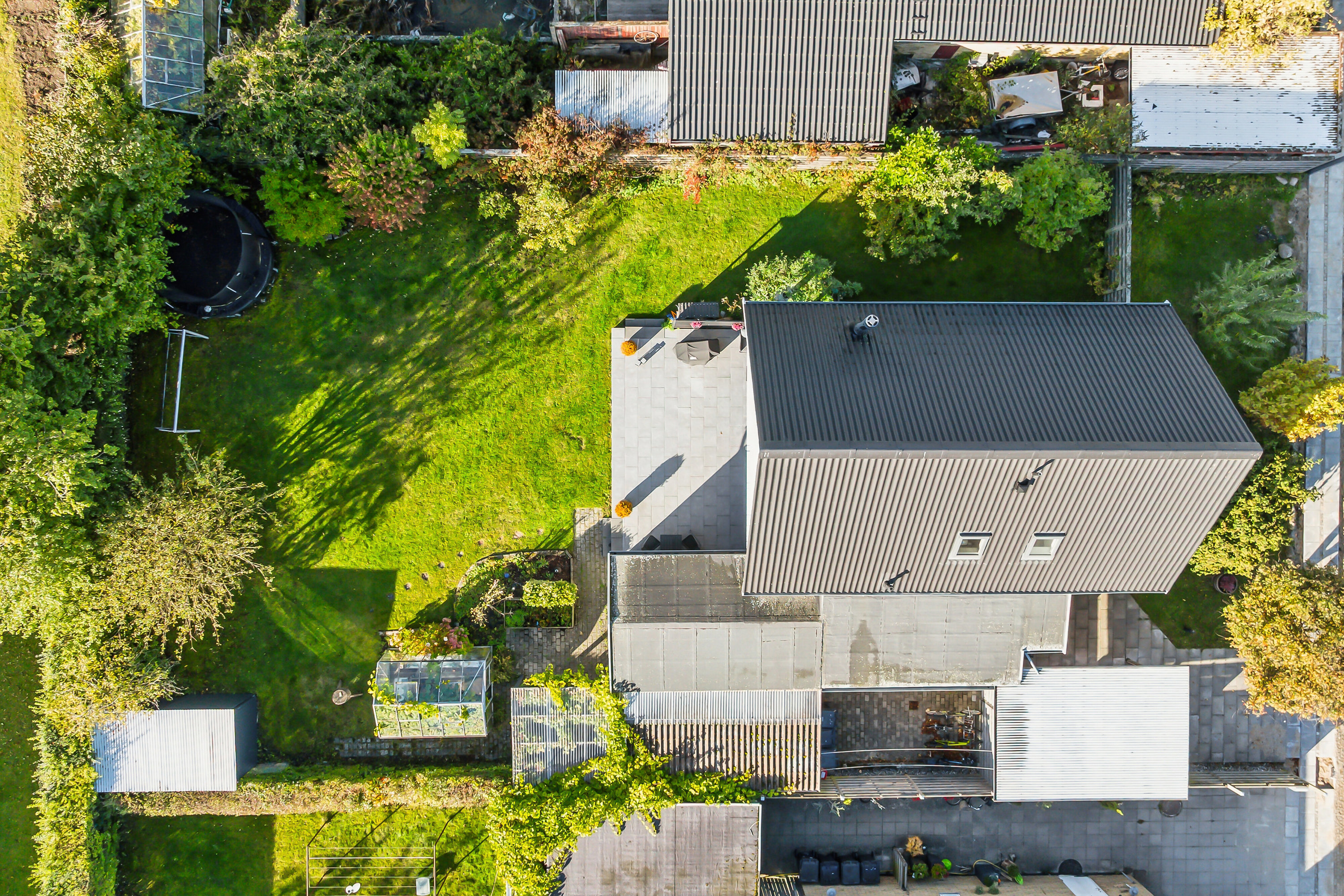 Fremhævet luftfoto billede i fuldskærmstilstand. Billede af Rudebækvej 11, 2610 Rødovre