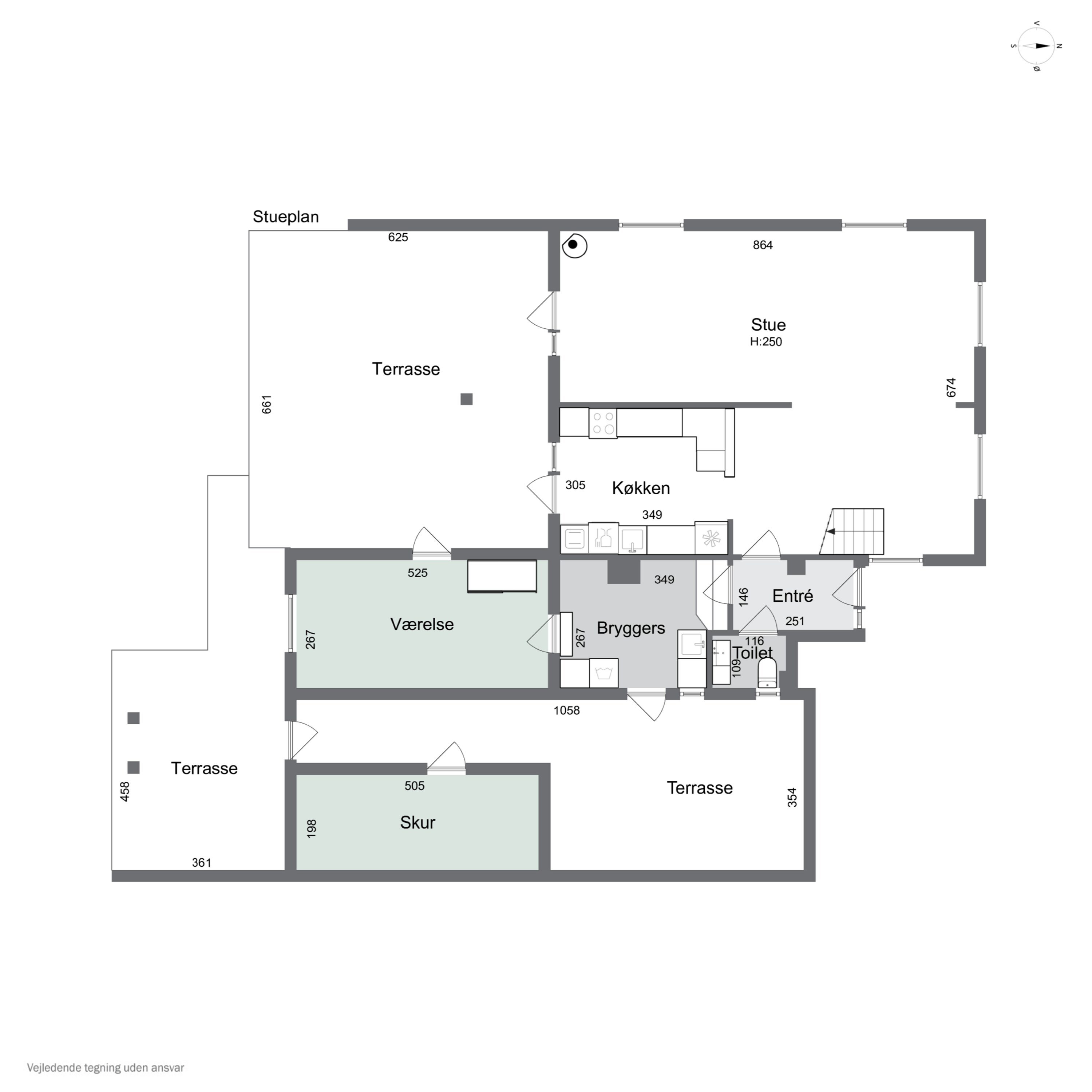 Plantegninger billede af Rudebækvej 11, 2610 Rødovre