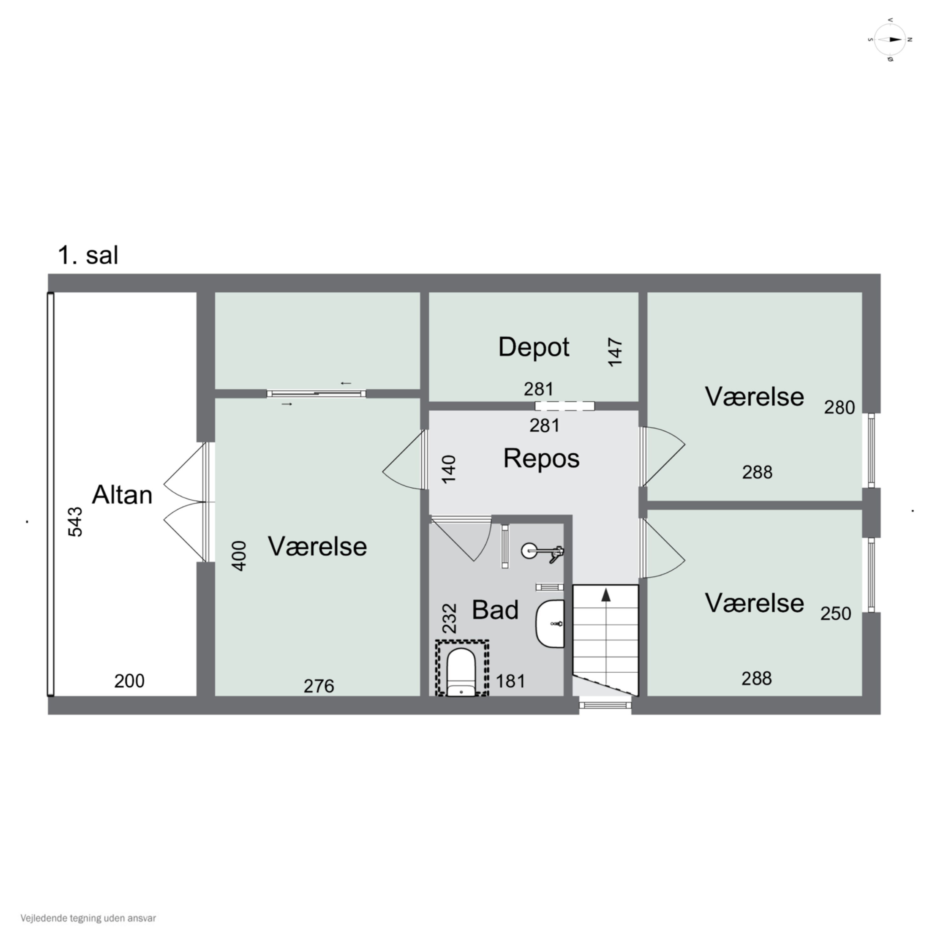 Plantegninger billede af Rudebækvej 11, 2610 Rødovre