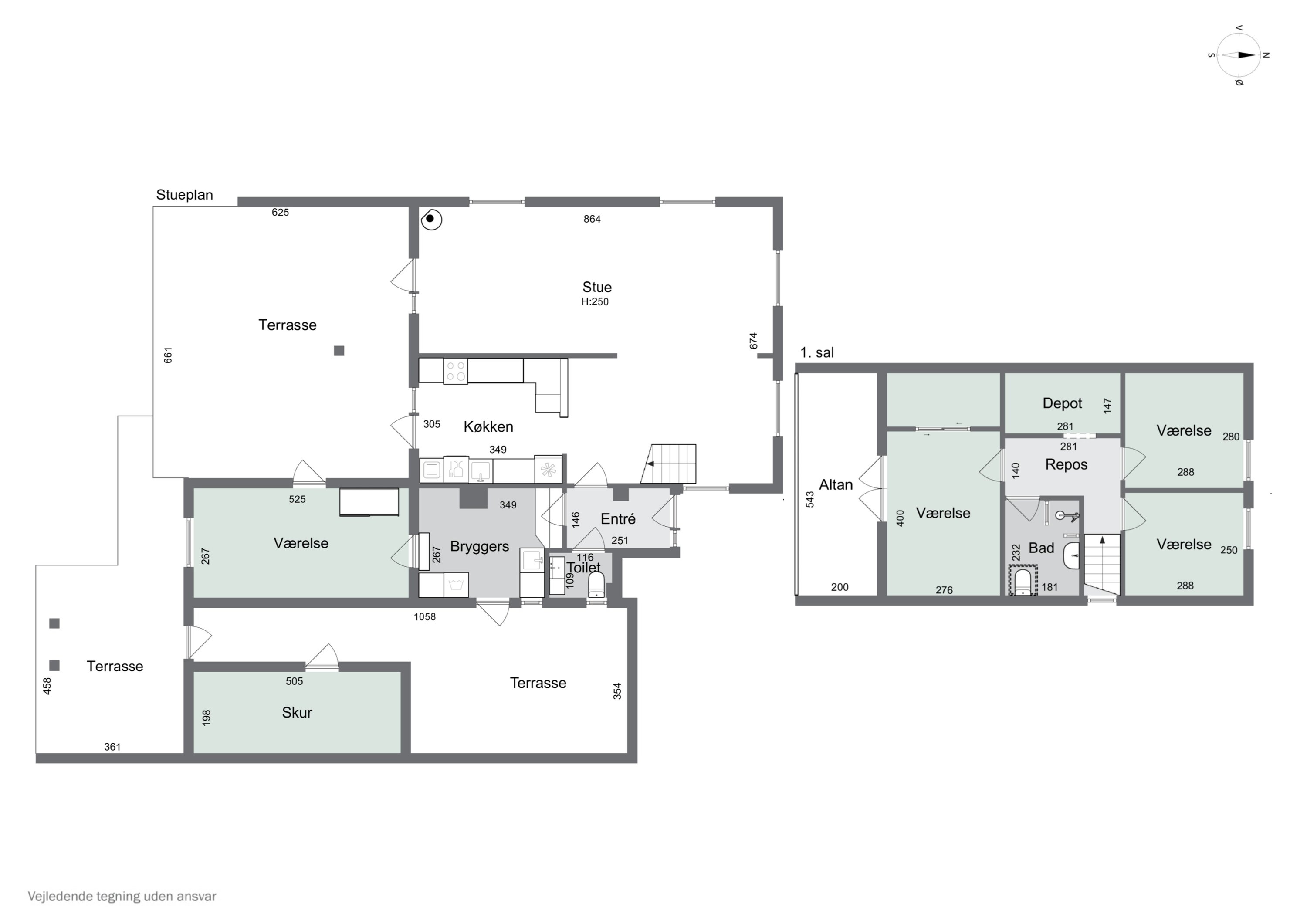Plantegninger billede af Rudebækvej 11, 2610 Rødovre