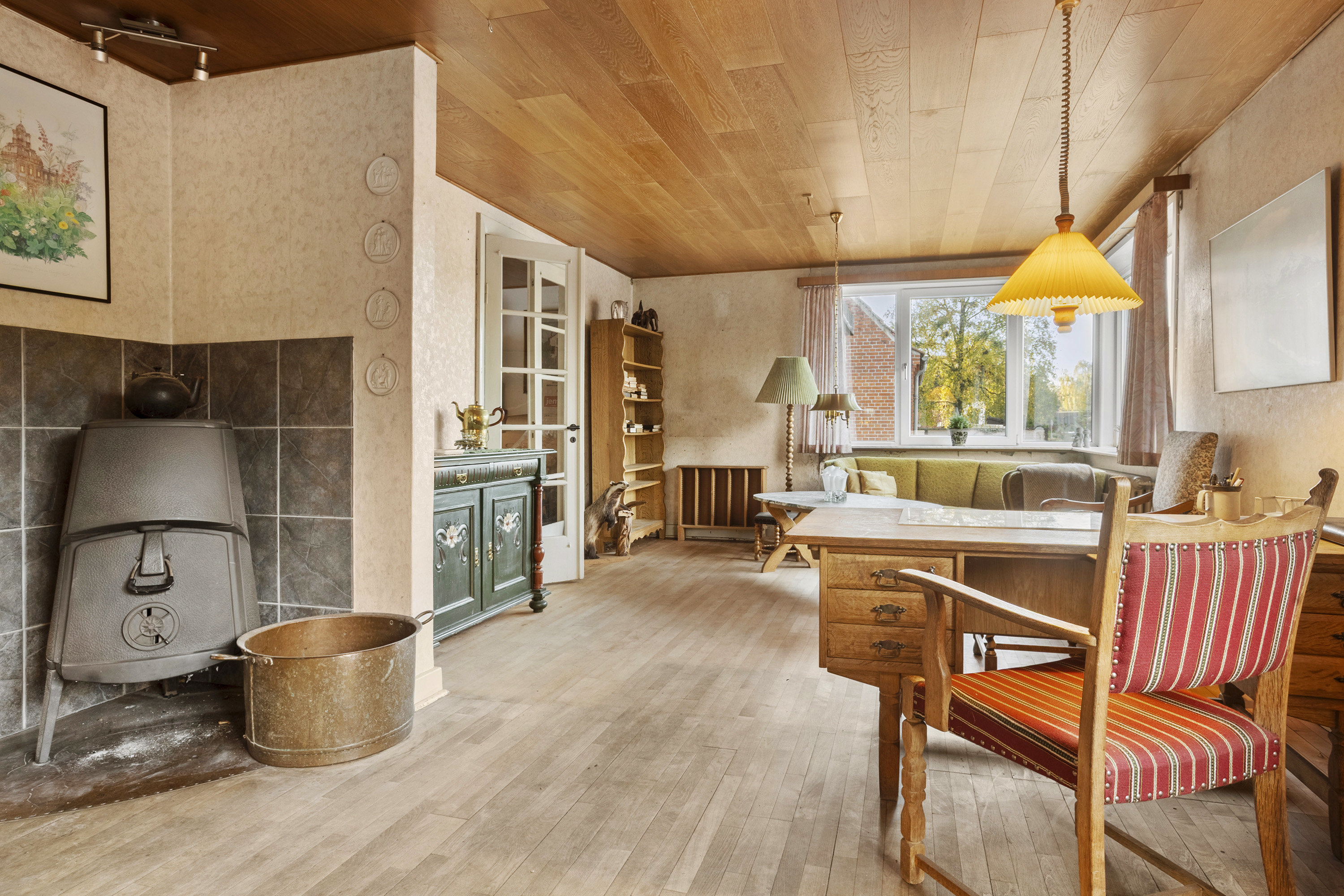 Fremhævet stue billede i fuldskærmstilstand. Billede af Østre Alle 4, 6650 Brørup