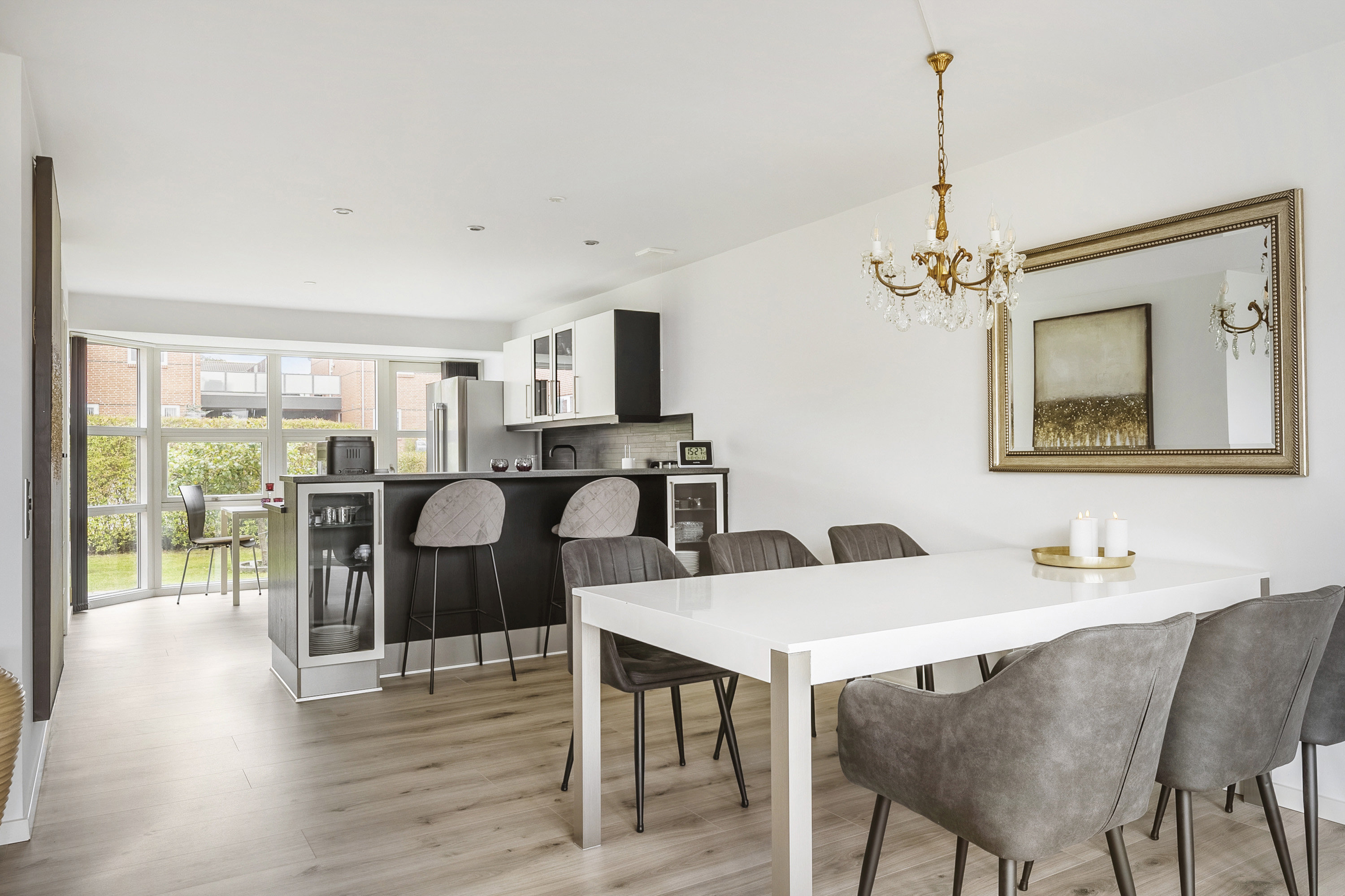 Fremhævet spisestue billede i fuldskærmstilstand. Billede af Kildeagervej 234, 8361 Hasselager