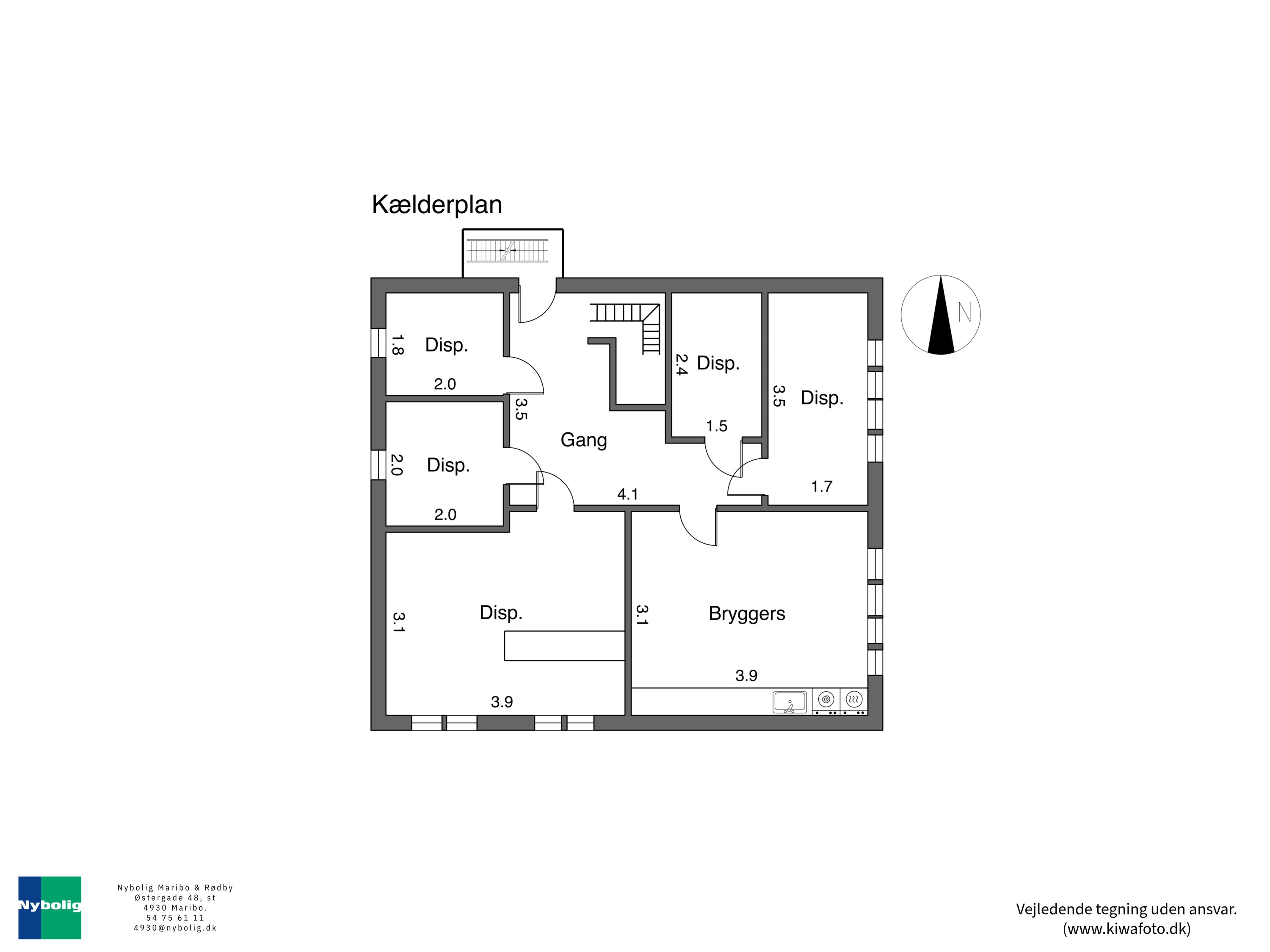Plantegninger billede af Maglemervej 33, 4930 Maribo
