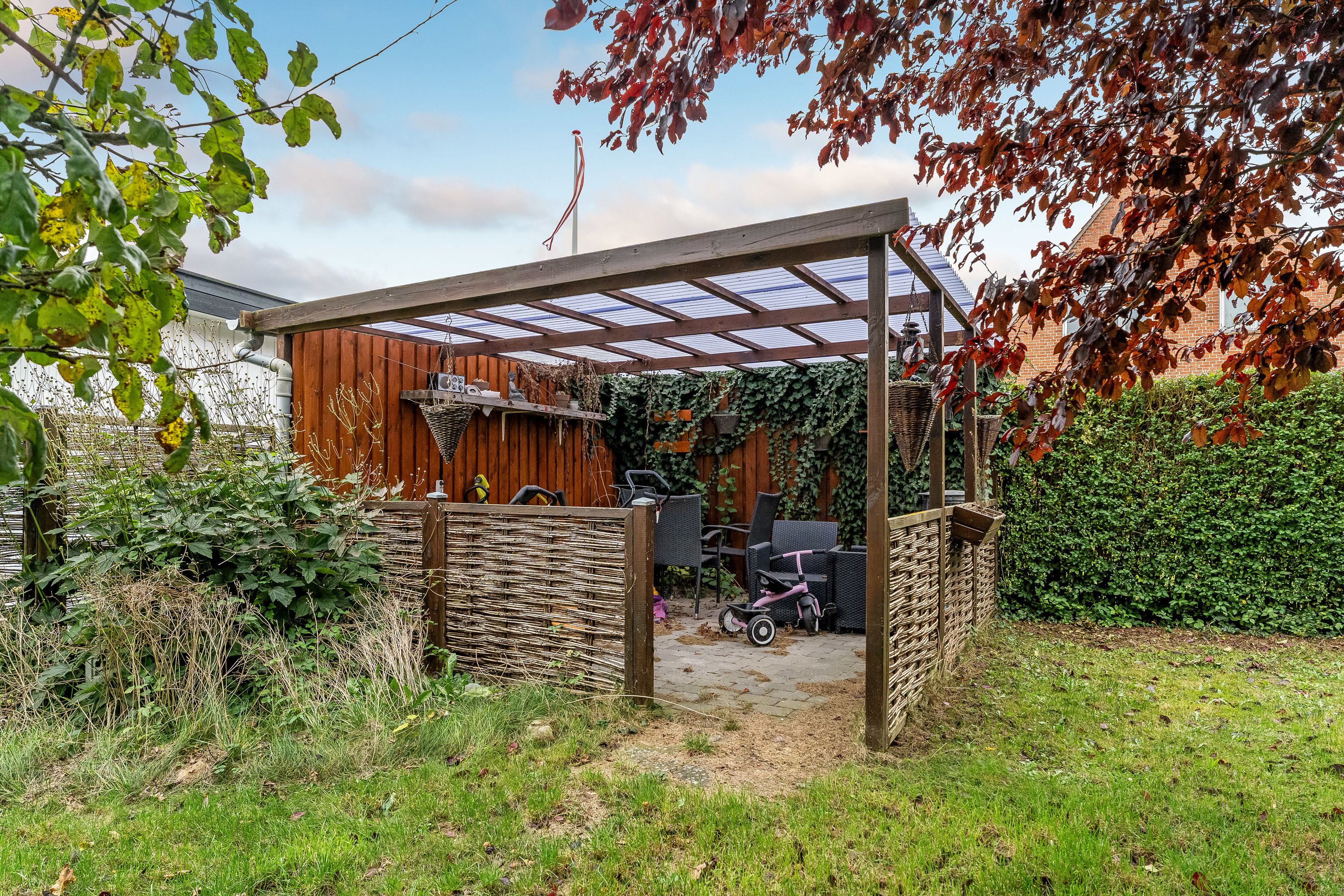 Fremhævet overdækket terrasse billede i fuldskærmstilstand. Billede af Maglemervej 33, 4930 Maribo