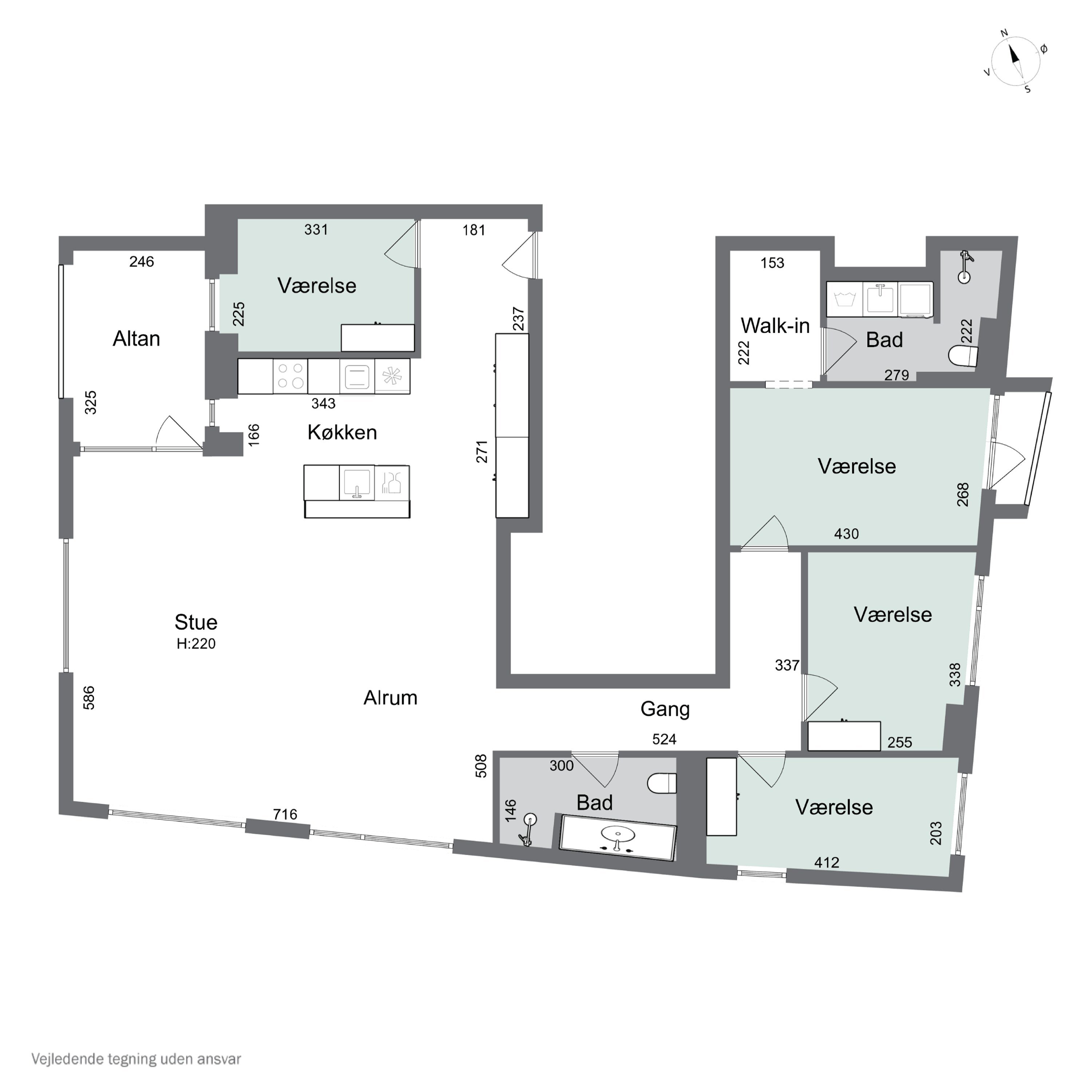 Plantegninger billede af Odeons Kvarter 21, 10. tv., 5000 Odense C