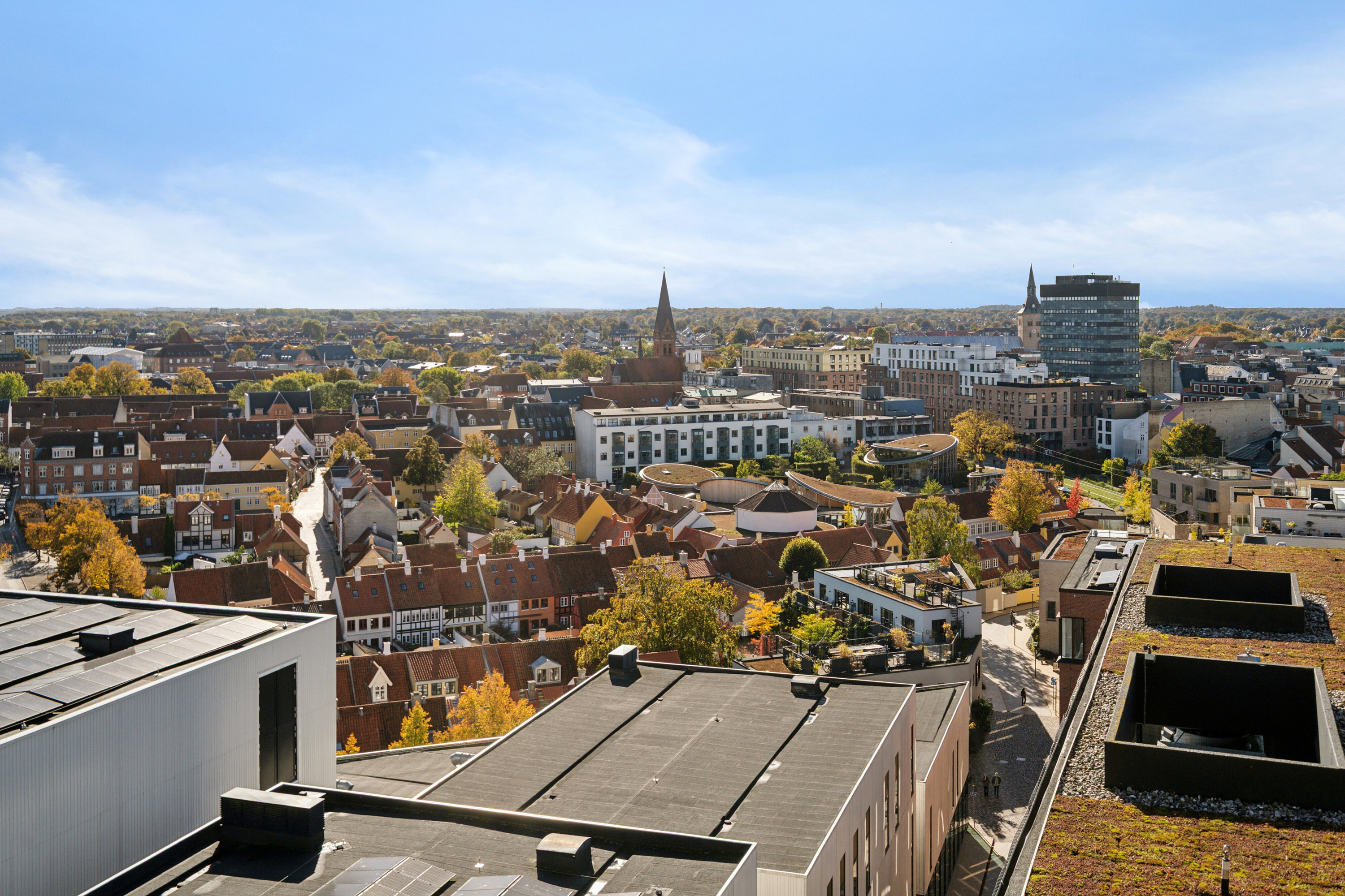 Miniaturebillede 1: udsigt. Billede af Odeons Kvarter 21, 10. tv., 5000 Odense C