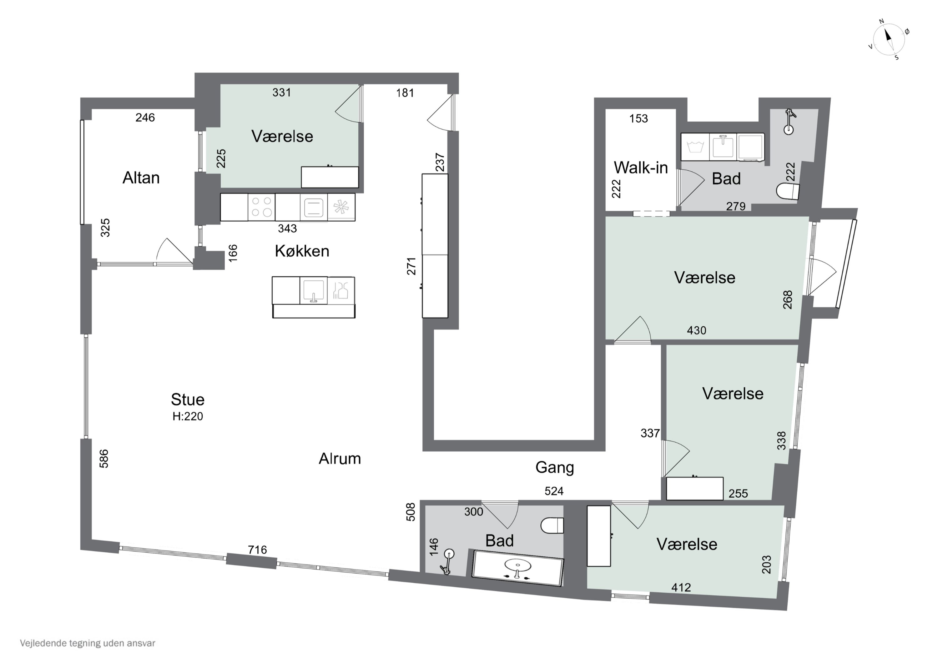 Plantegninger billede af Odeons Kvarter 21, 10. tv., 5000 Odense C